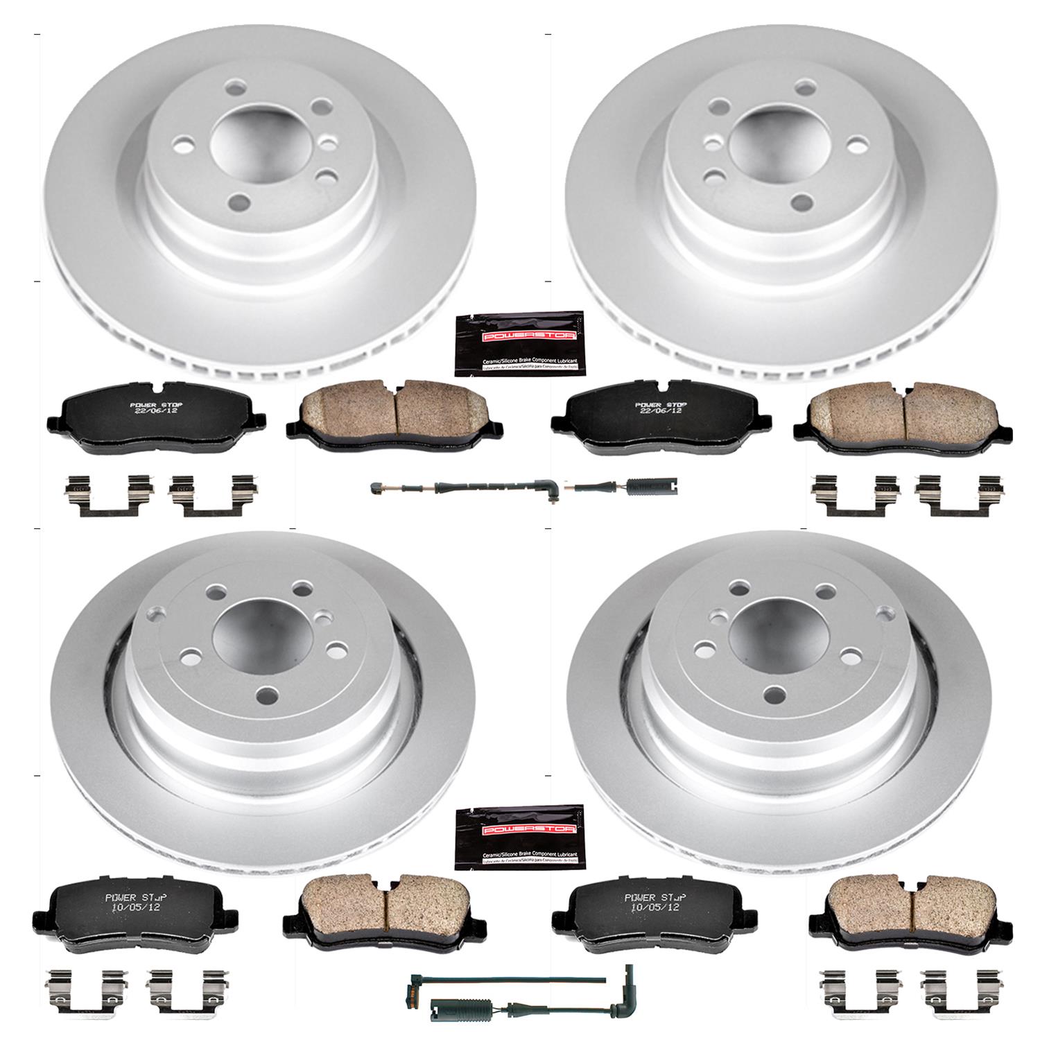 Power Stop 06-09 Land Rover Range Rover Front & Rear Z23 Evolution Sport Coated Brake Kit (1x psbCRK5419, 1x psbCRK5624) thumbnail 4