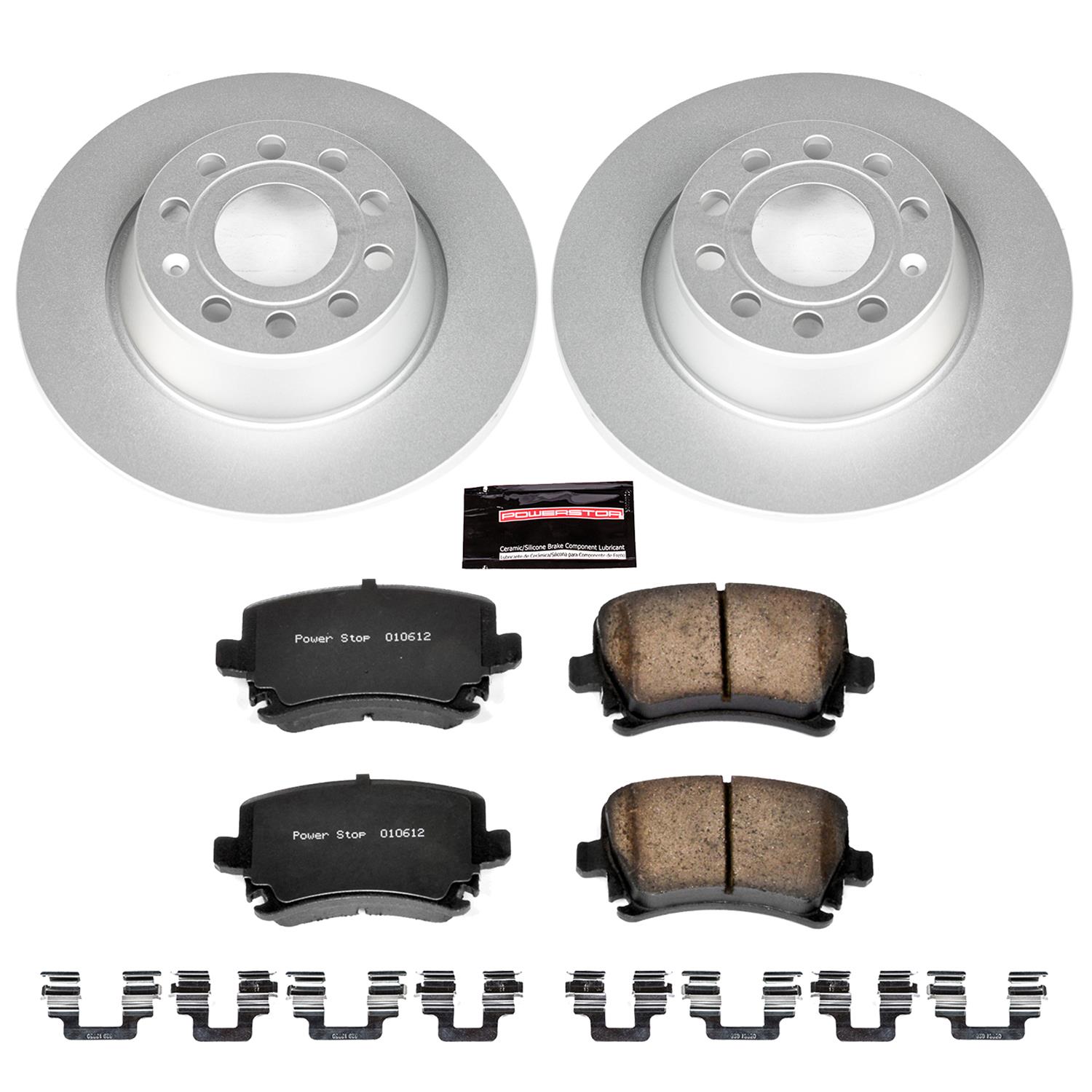 Power Stop 2011 Volkswagen Tiguan Front & Rear Z23 Evolution Sport Coated Brake Kit (1x psbCRK2963, 1x psbCRK5662) thumbnail 2