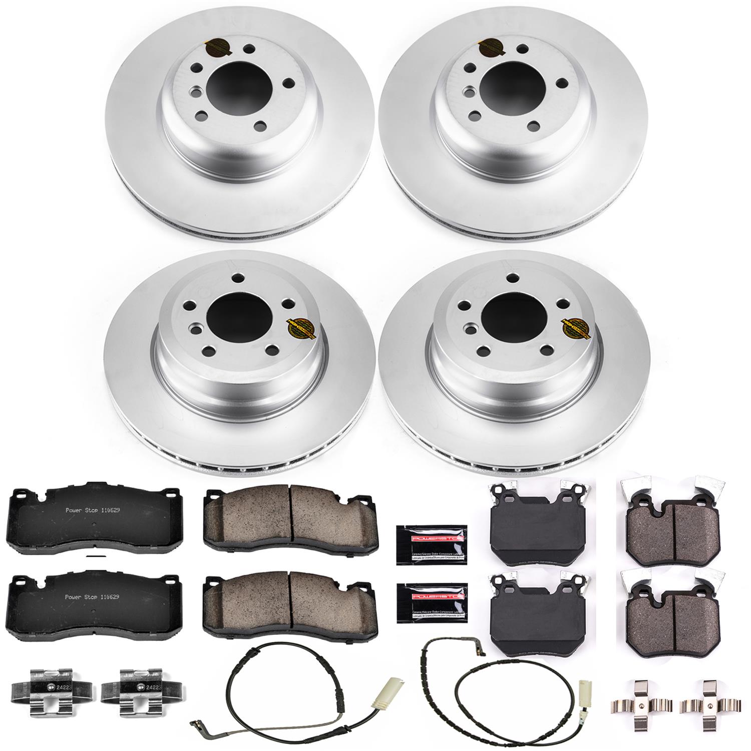 Power Stop 08-10 BMW 135i Front & Rear Z23 Evolution Sport Coated Brake Kit (1x psbCRK5688, 1x psbCRK5685) thumbnail 4
