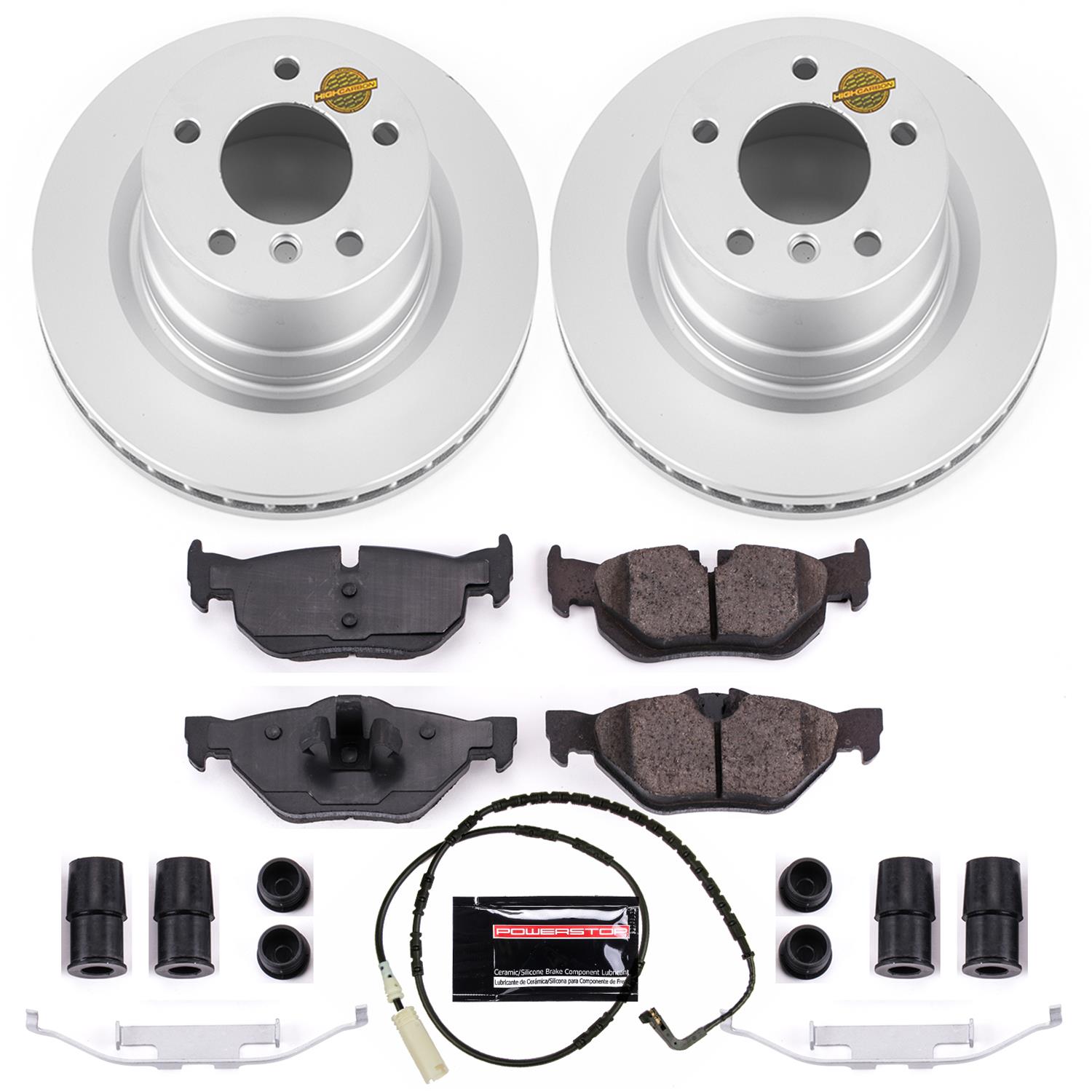 Power Stop 08-10 BMW 128i Front & Rear Z23 Evolution Sport Coated Brake Kit (1x psbCRK3087, 1x psbCRK5687) thumbnail 6
