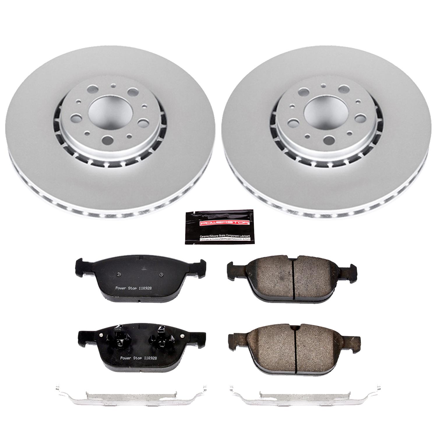 Power Stop 03-14 Volvo XC90 Front & Rear Z23 Evolution Sport Coated Brake Kit (1x psbCRK5707, 1x psbCRK3039) thumbnail 8