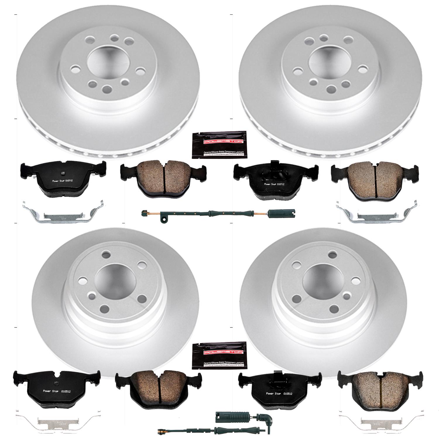 Power Stop 00-06 BMW X5 Front & Rear Z23 Evolution Sport Coated Brake Kit (1x psbCRK879, 1x psbCRK5720) thumbnail 4
