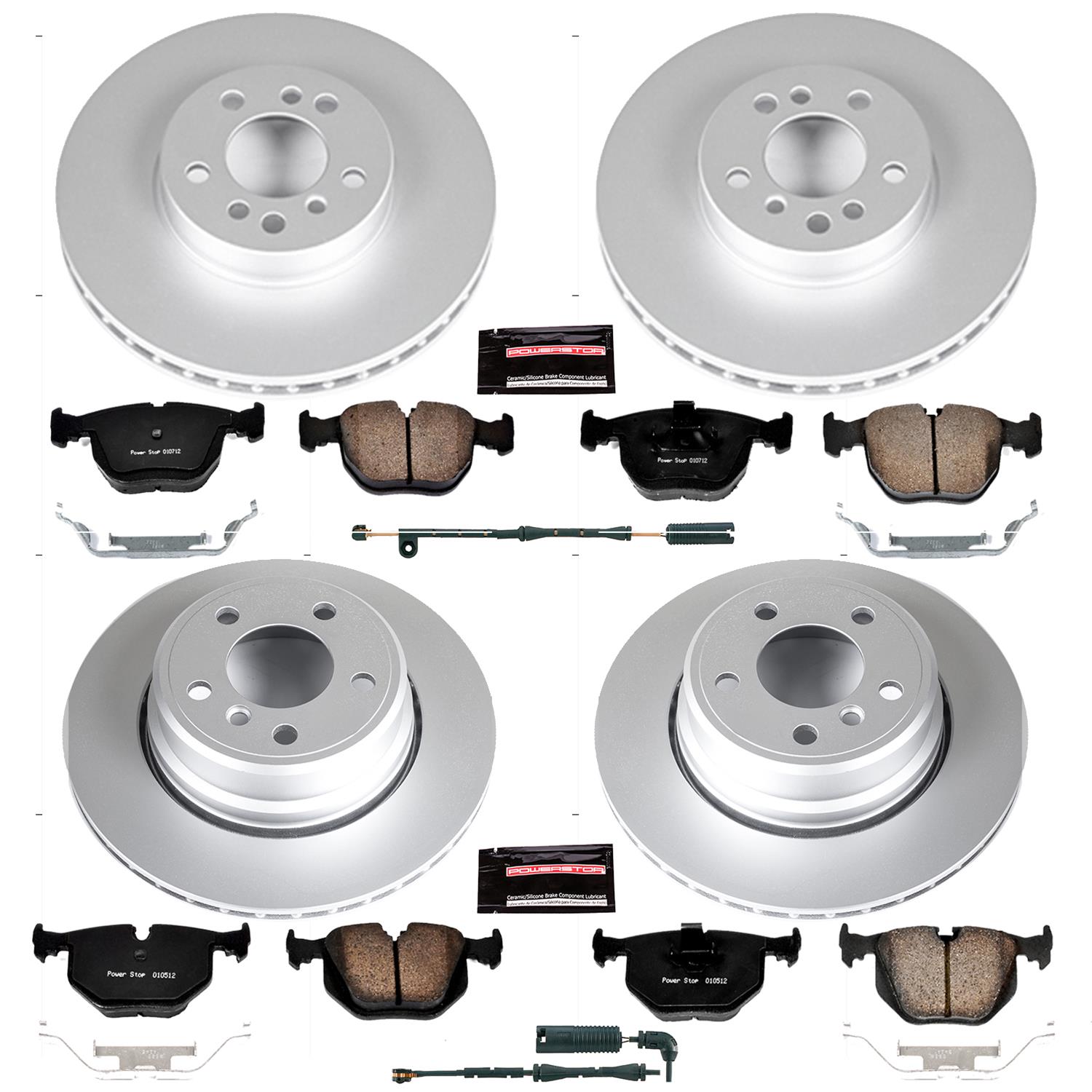 Power Stop 04-06 BMW X5 Front & Rear Z23 Evolution Sport Coated Brake Kit (1x psbCRK879, 1x psbCRK5734) thumbnail 4