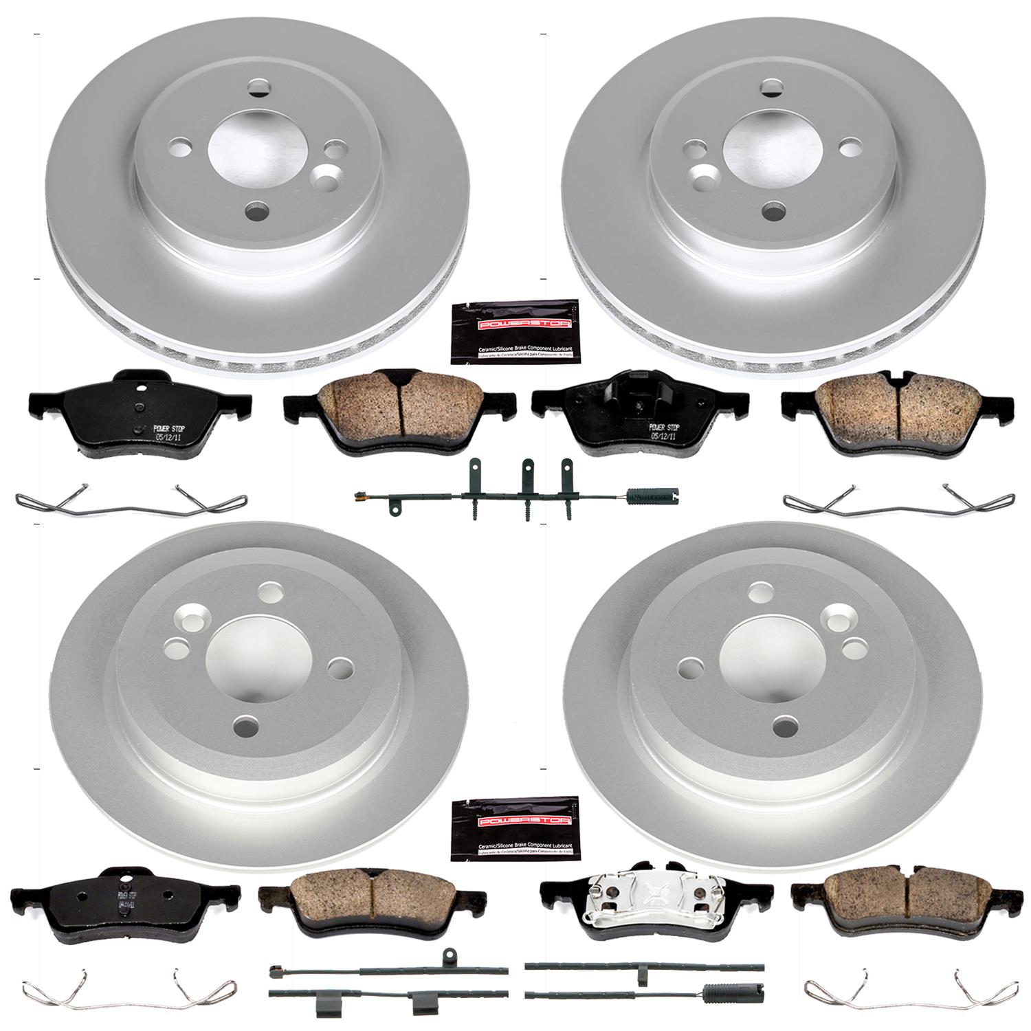 Power Stop 02-06 Mini Cooper Front & Rear Z23 Evolution Sport Coated Brake Kit (1x psbCRK5724, 1x psbCRK5726) thumbnail 4