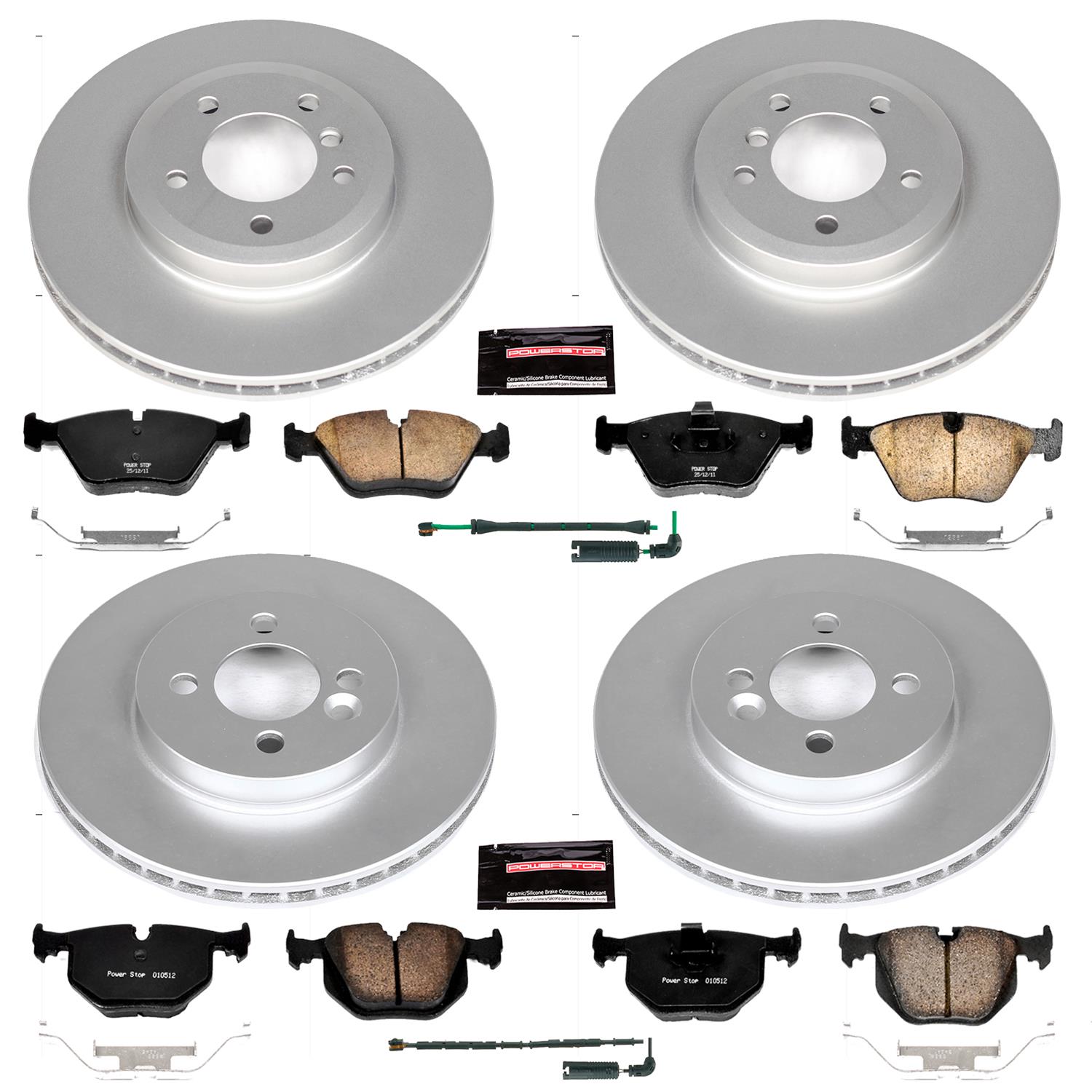 Power Stop 01-06 BMW 330Ci Front & Rear Z23 Evolution Sport Coated Brake Kit (1x psbCRK933, 1x psbCRK5729) thumbnail 4