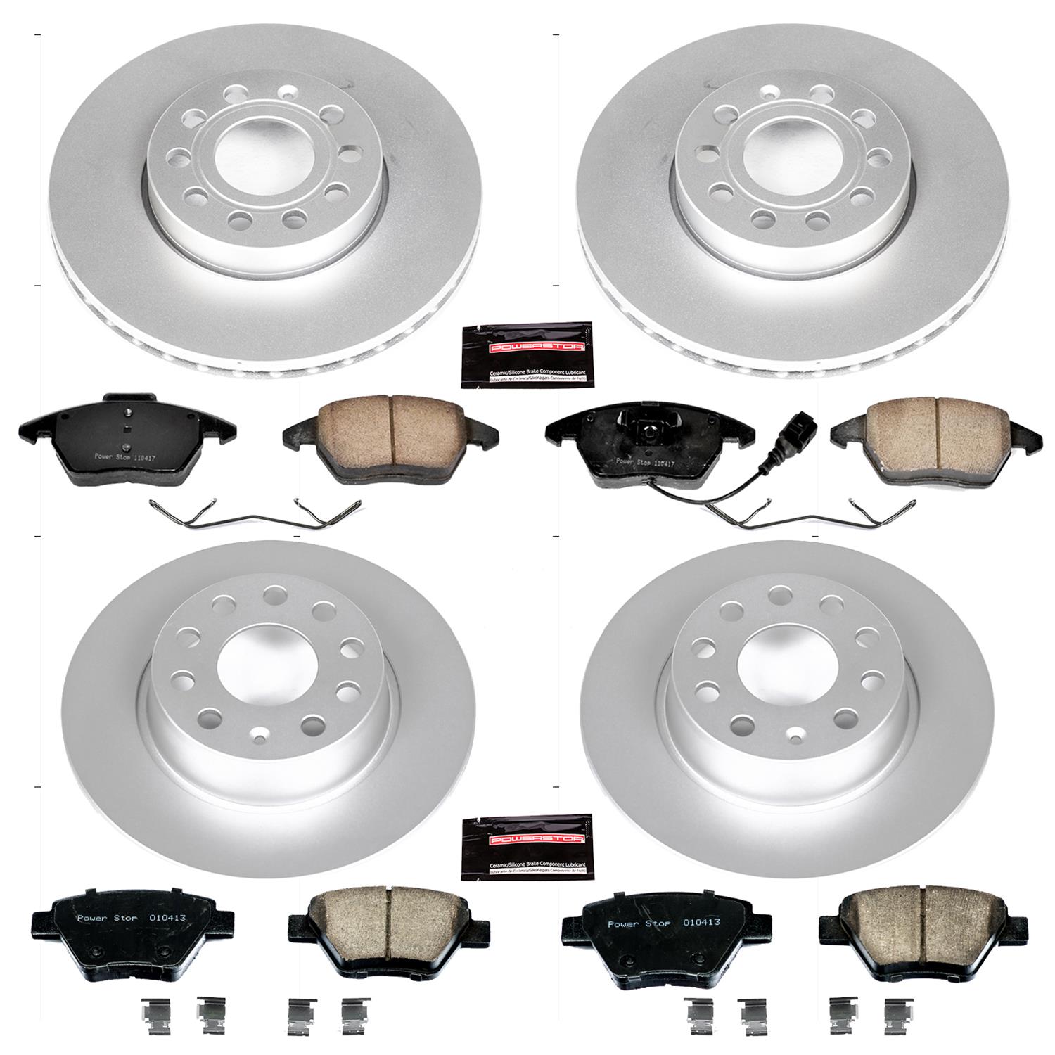 Power Stop 2012 Volkswagen Beetle Front & Rear Z23 Evolution Sport Coated Brake Kit (1x psbCRK4623, 1x psbCRK5667) thumbnail 4