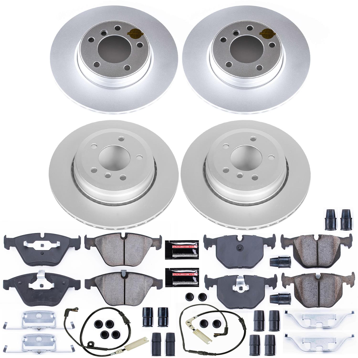 Power Stop 06-07 BMW 525i Front & Rear Z23 Evolution Sport Coated Brake Kit (1x psbCRK5280, 1x psbCRK5361) thumbnail 4