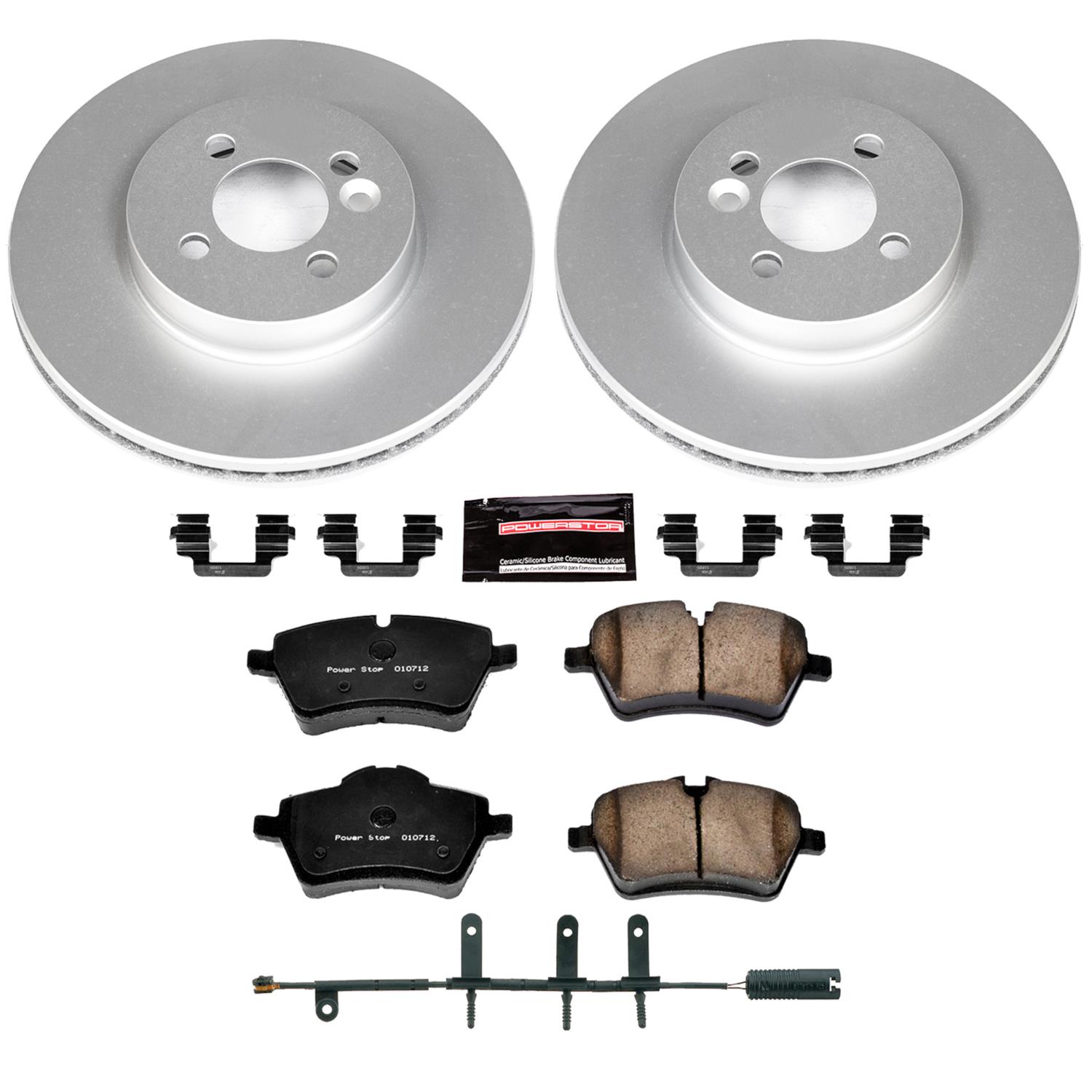 Power Stop 07-08 Mini Cooper Front & Rear Z23 Evolution Sport Coated Brake Kit (1x psbCRK5784, 1x psbCRK6280) thumbnail 6