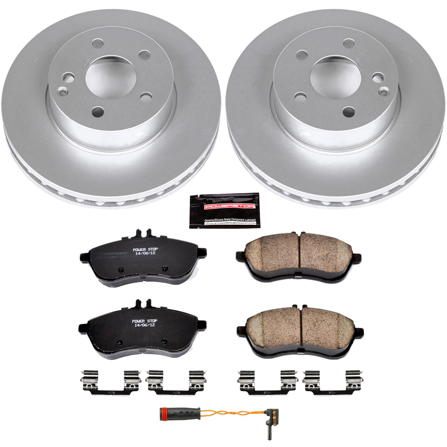 Power Stop 12-15 Mercedes-Benz C250 Front & Rear Z23 Evolution Sport Coated Brake Kit (1x psbCRK5790, 1x psbCRK5625) thumbnail 5