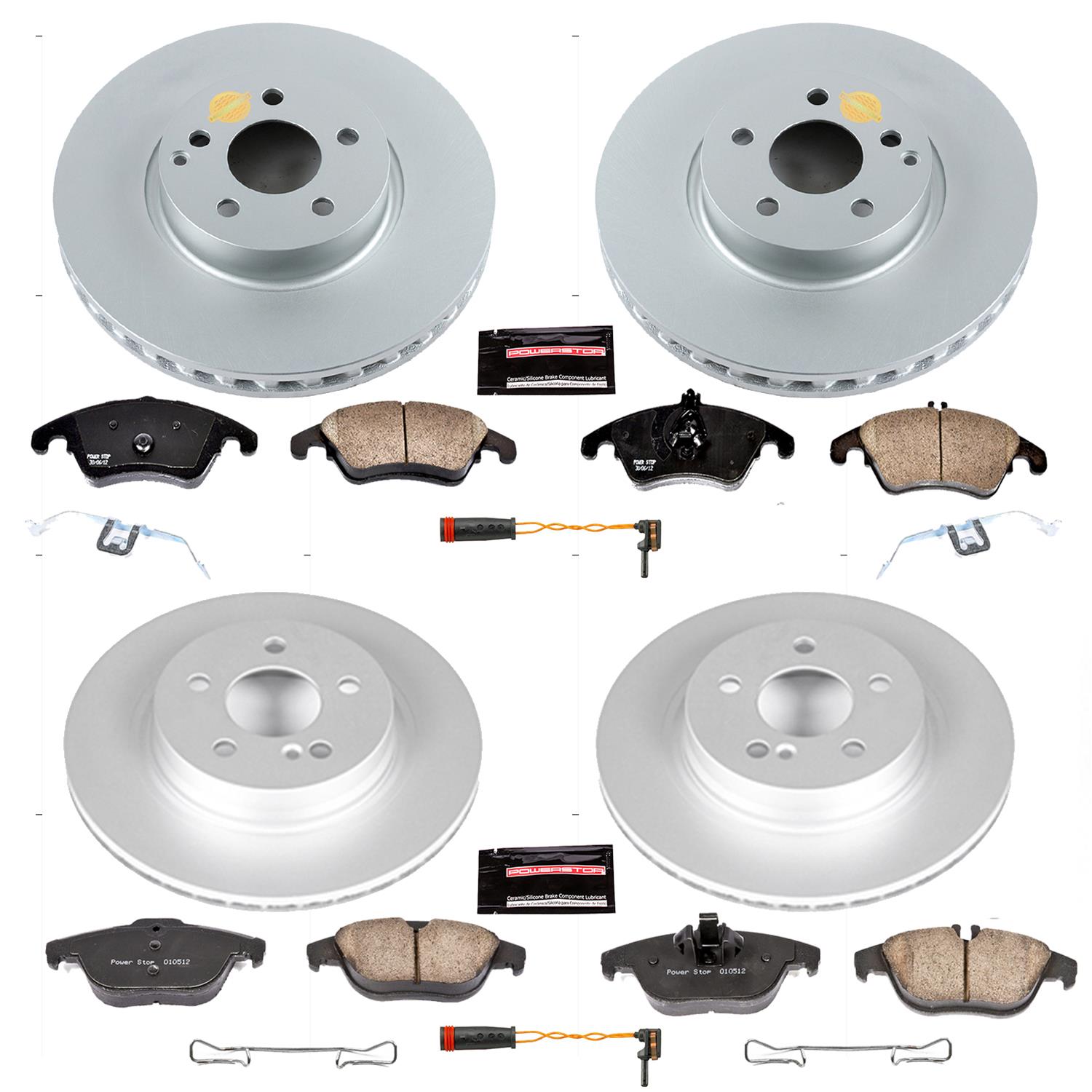 Power Stop 13-14 Mercedes-Benz C300 Front & Rear Z23 Evolution Sport Coated Brake Kit (1x psbCRK5626, 1x psbCRK5792) thumbnail 4
