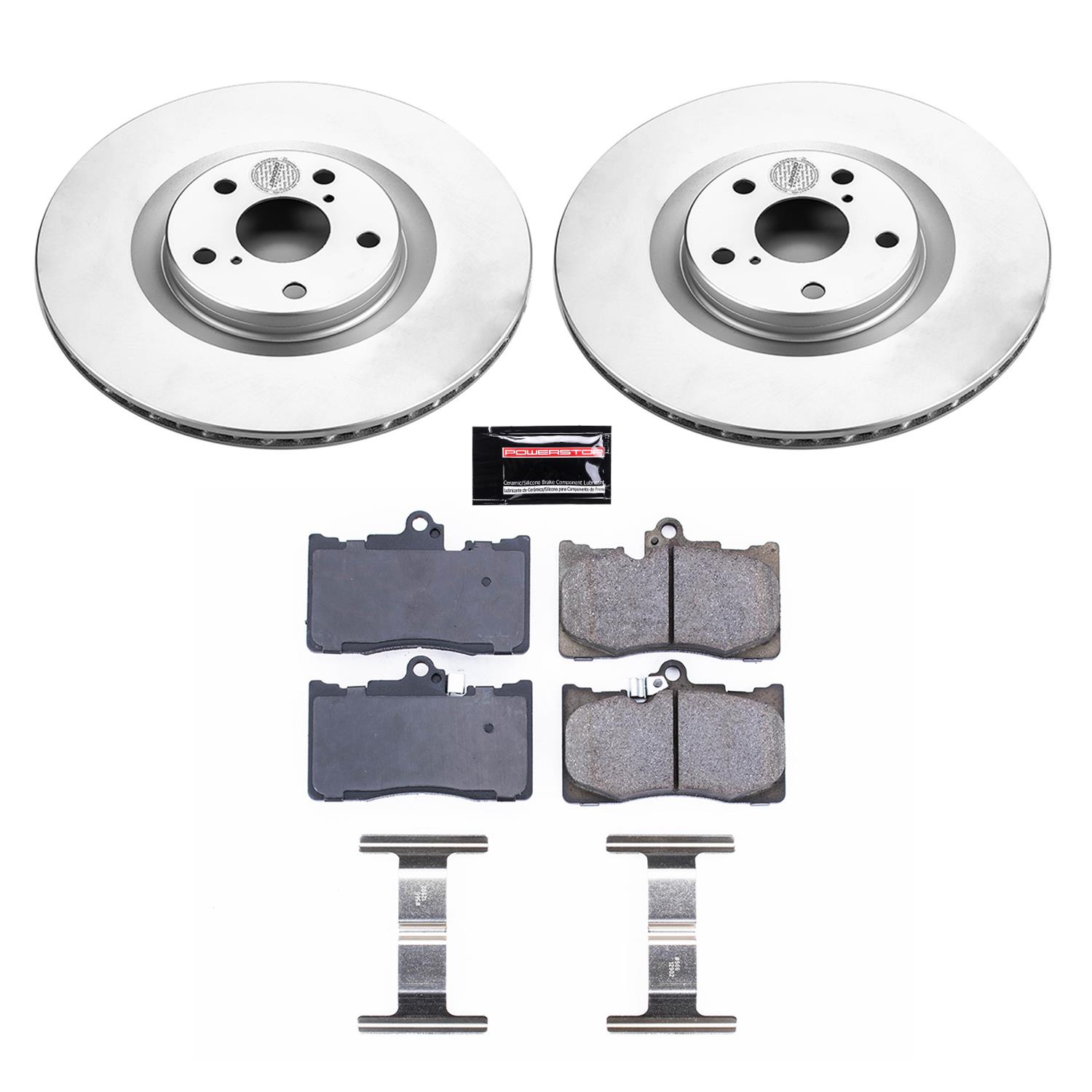 Power Stop 09-11 Lexus GS350 Front & Rear Z17 Evolution Geomet Coated Brake Kit (1x psbCRK2977, 1x psbCRK5868) thumbnail 7