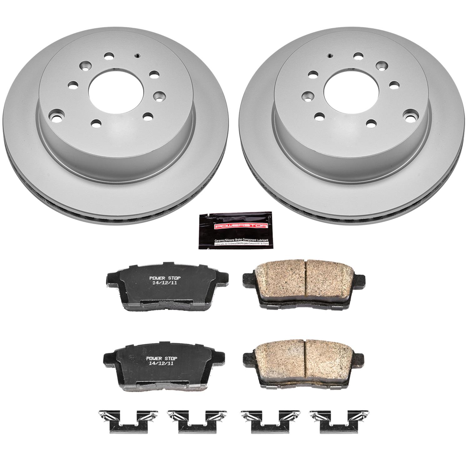 Power Stop 07-12 Mazda CX-7 Front & Rear Z17 Evolution Geomet Coated Brake Kit (1x psbCRK5876, 1x psbCRK4676) thumbnail 6