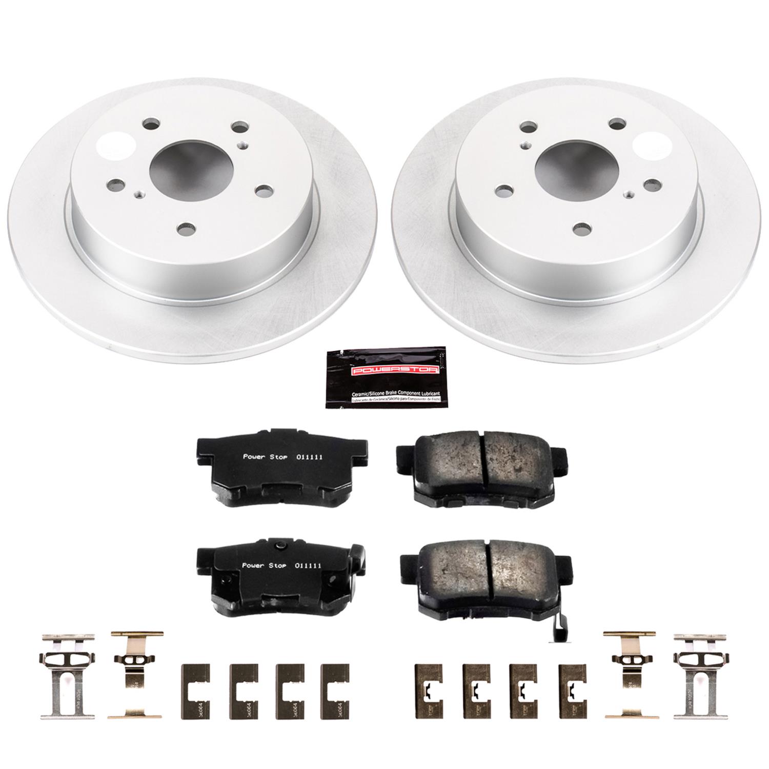 Power Stop 07-13 Suzuki SX4 Front & Rear Z17 Evolution Geomet Coated Brake Kit (1x psbCRK5889, 1x psbCRK5887) thumbnail 8