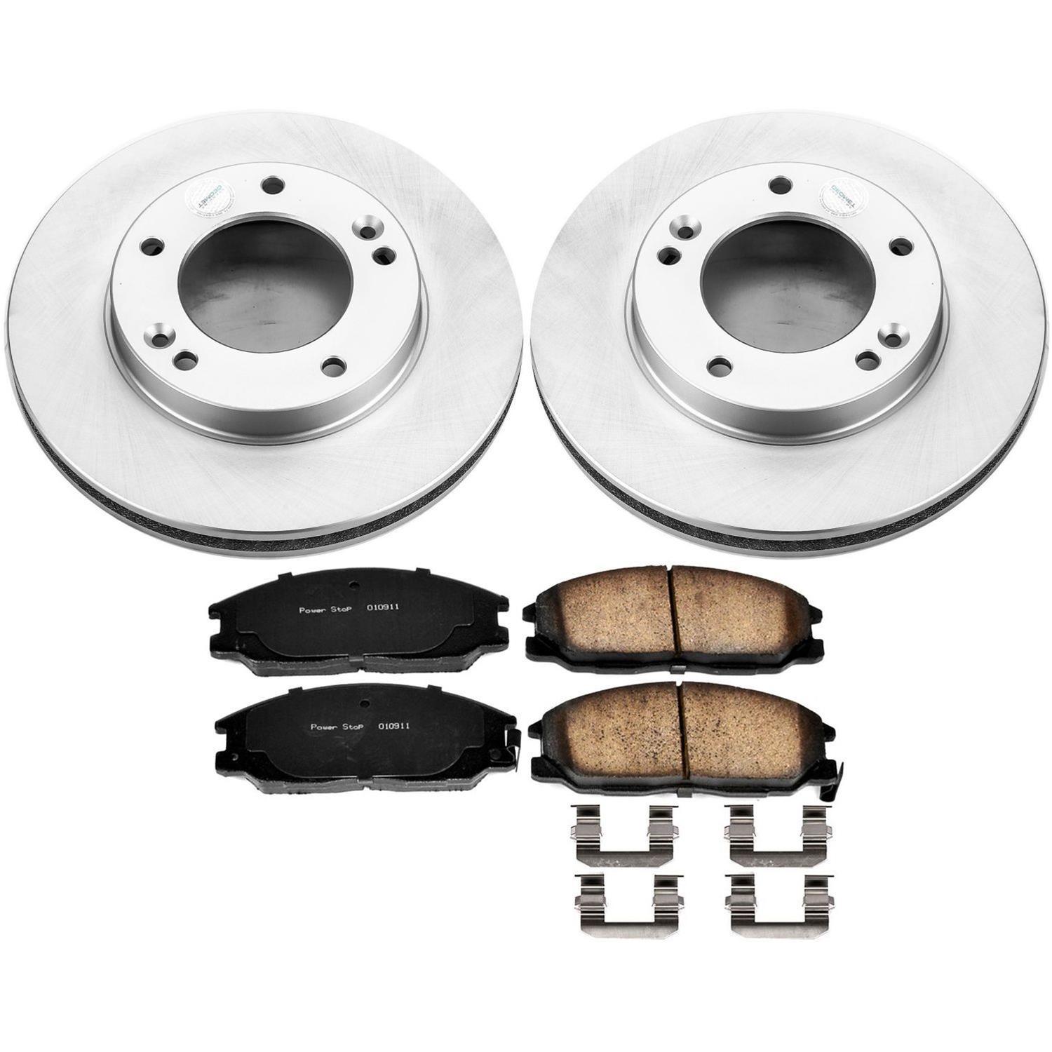 Power Stop 03-06 Kia Sorento Front & Rear Z17 Evolution Geomet Coated Brake Kit (1x psbCRK5901, 1x psbCRK5899) thumbnail 3