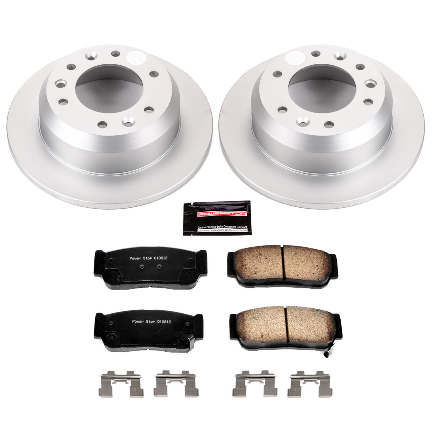 Power Stop 2007 Hyundai Entourage Front & Rear Z17 Evolution Geomet Coated Brake Kit (1x psbCRK4664, 1x psbCRK5907) thumbnail 8