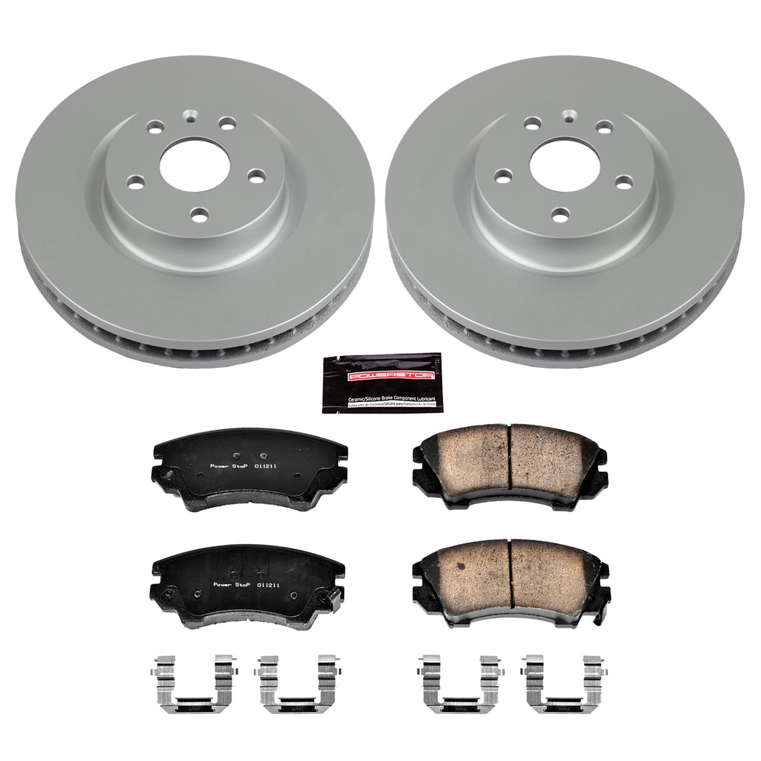 Power Stop 11-17 Chevrolet Caprice Front & Rear Z17 Evolution Geomet Coated Brake Kit (1x psbCRK5528, 1x psbCRK5948) thumbnail 7