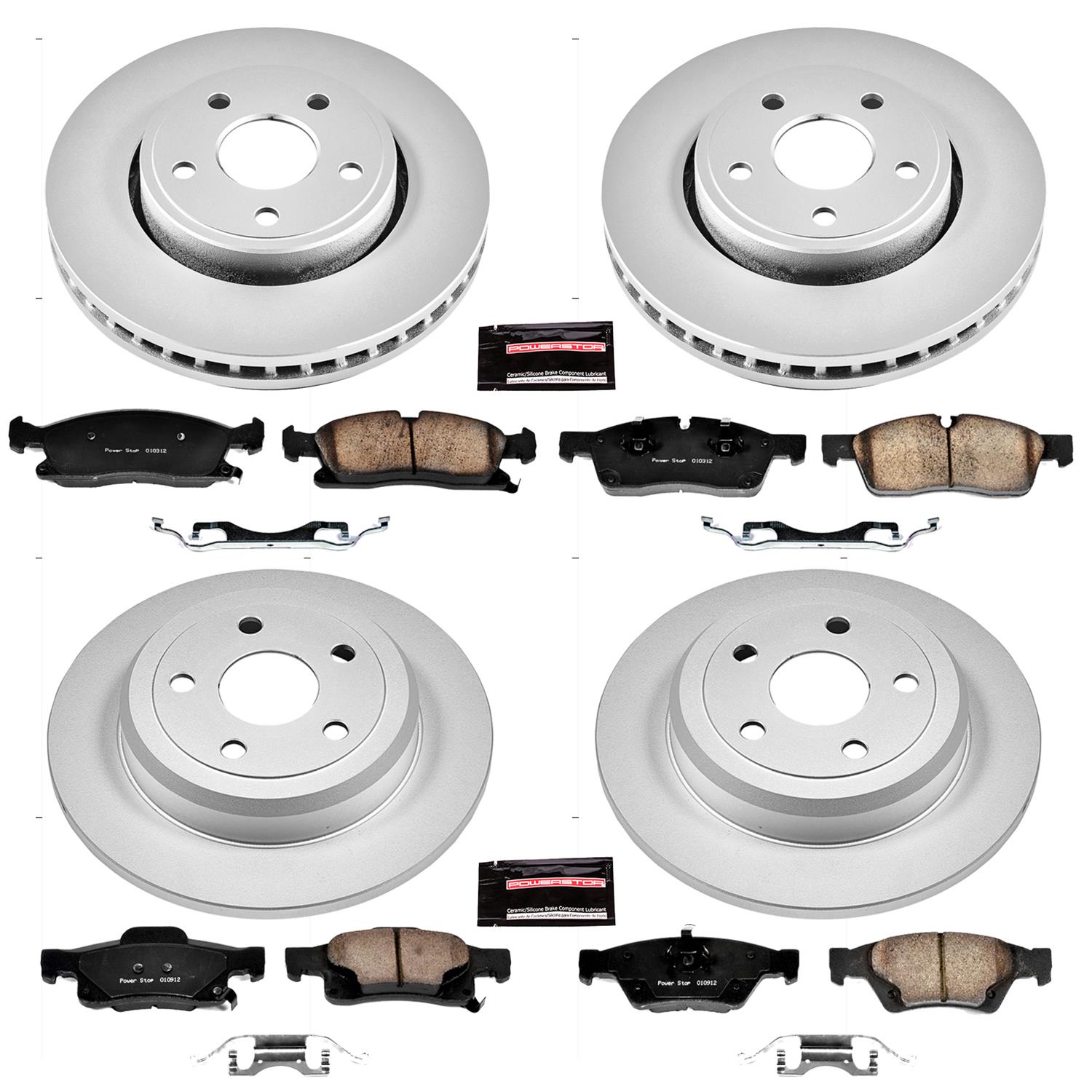 PowerStop Z17 Evolution Plus GEOMET Coated Brake Kits