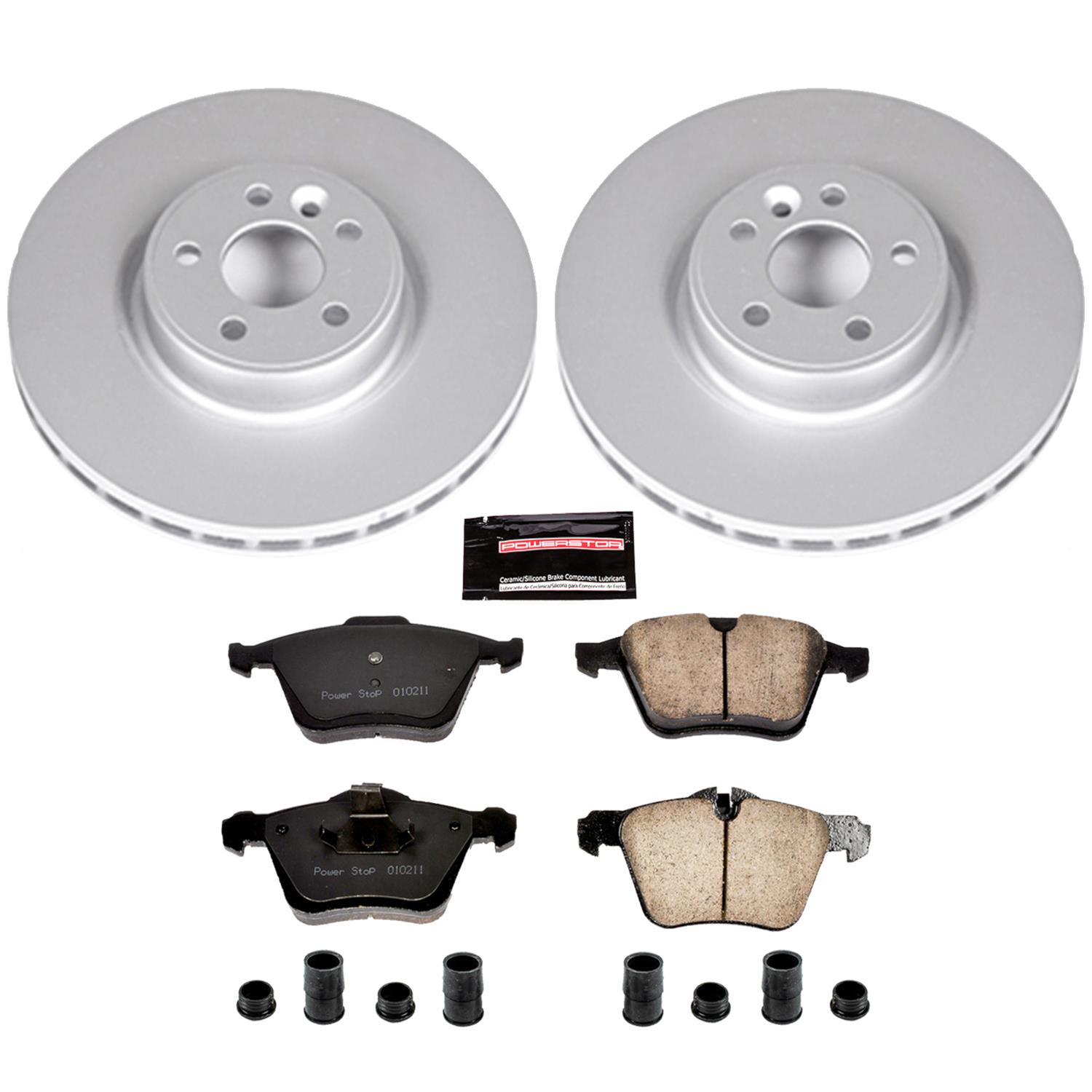 Power Stop 13-14 Volvo S60 Front & Rear Z23 Evolution Sport Coated Brake Kit (1x psbCRK4702, 1x psbCRK5978) thumbnail 8