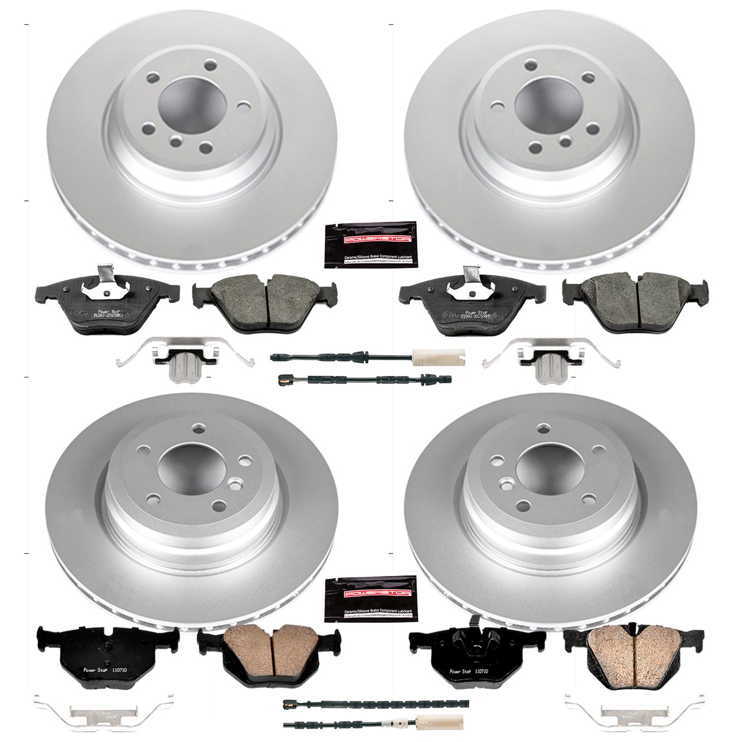 Power Stop 11-13 BMW 335i Front & Rear Z23 Evolution Sport Coated Brake Kit (1x psbCRK6055, 1x psbCRK5982) thumbnail 4
