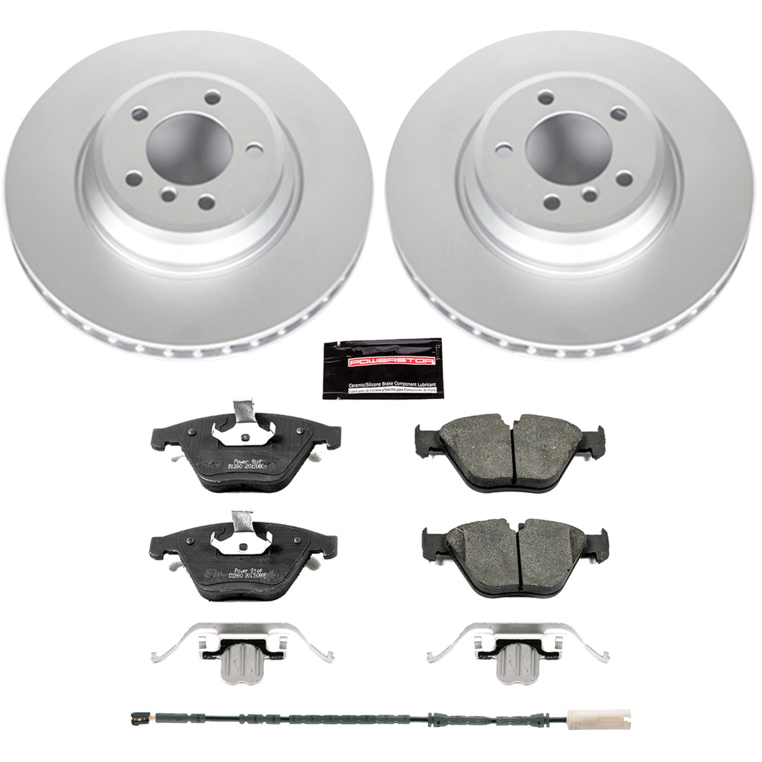 Power Stop 11-13 BMW 335i xDrive Front & Rear Z23 Evolution Sport Coated Brake Kit (1x psbCRK6058, 1x psbCRK5982) thumbnail 8