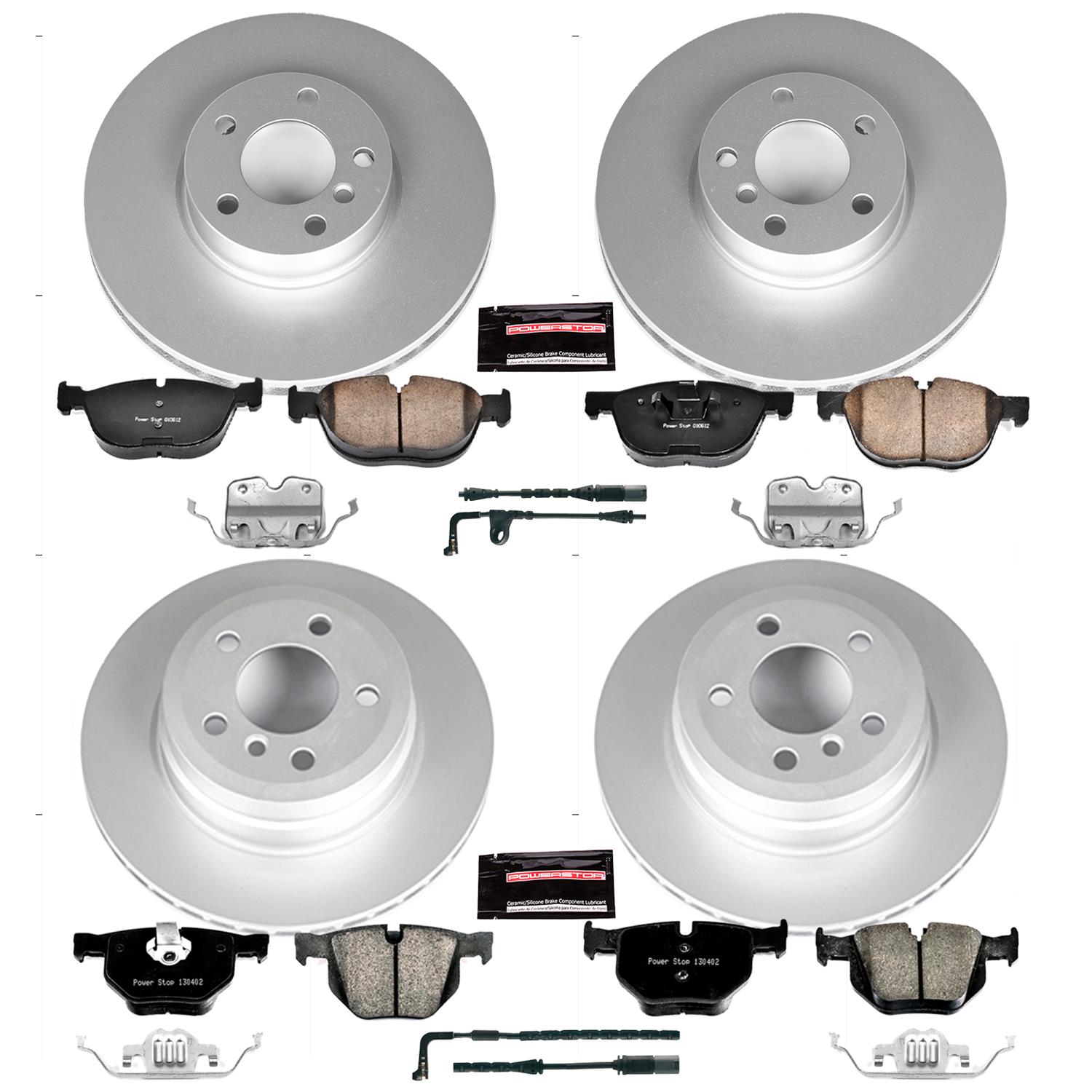 Power Stop 07-10 BMW X5 Front & Rear Z23 Evolution Sport Coated Brake Kit (1x psbCRK4693, 1x psbCRK5984) thumbnail 4
