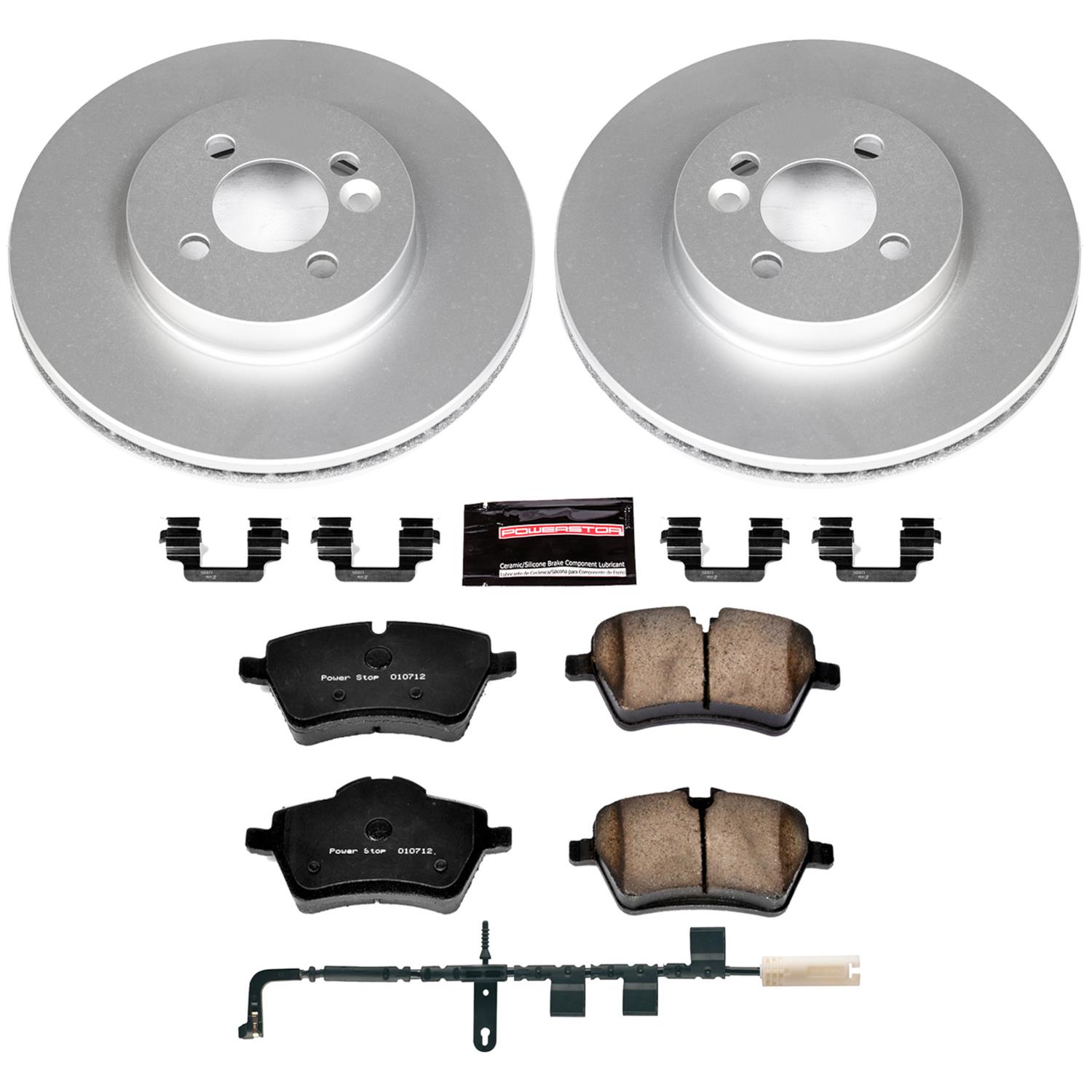 Power Stop 07-10 Mini Cooper Front & Rear Z23 Evolution Sport Coated Brake Kit (1x psbCRK6281, 1x psbCRK6068) thumbnail 6