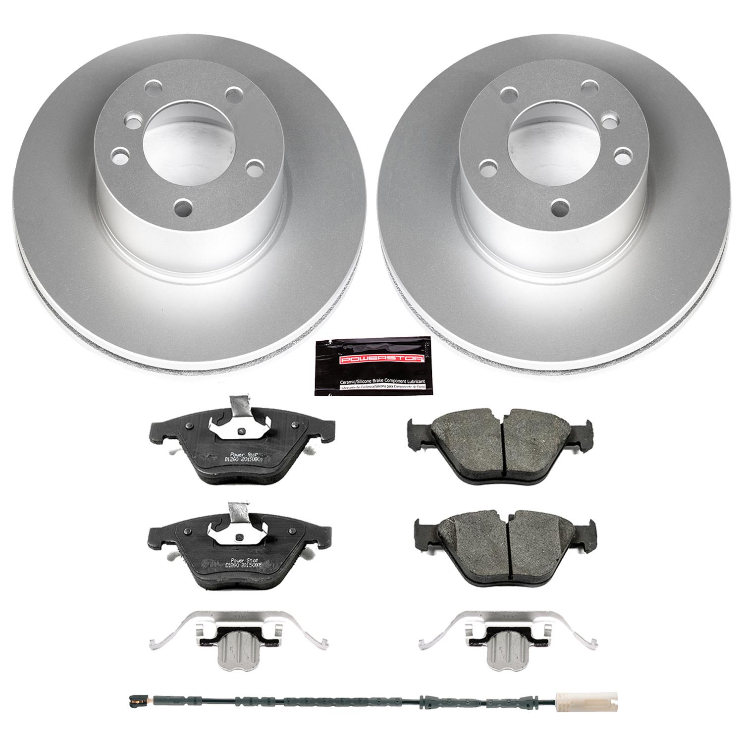 Power Stop 13-15 BMW X1 Front & Rear Z23 Evolution Sport Coated Brake Kit (1x psbCRK6073, 1x psbCRK7008) thumbnail 5
