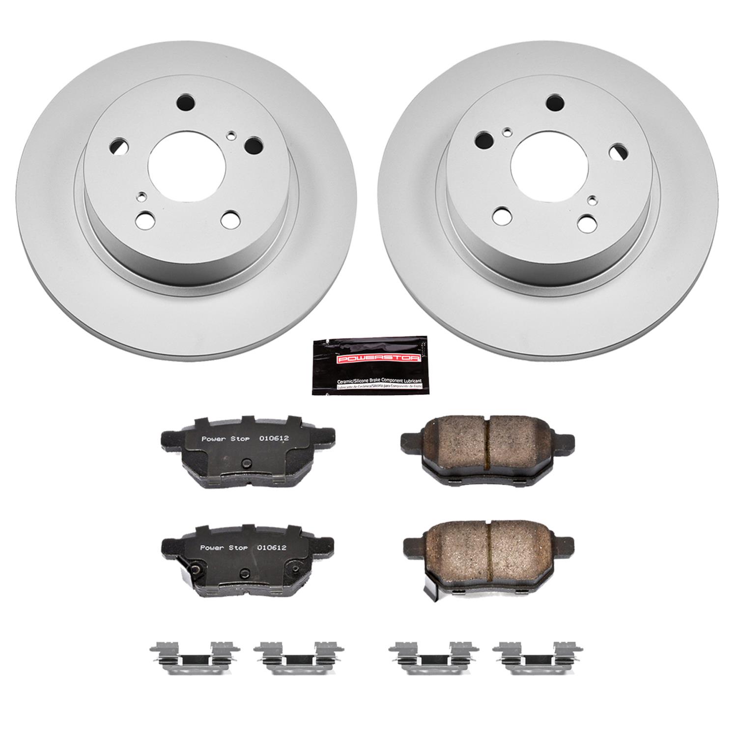 Power Stop 11-16 Scion tC Front & Rear Z17 Evolution Geomet Coated Brake Kit (1x psbCRK6097, 1x psbCRK3054) thumbnail 8