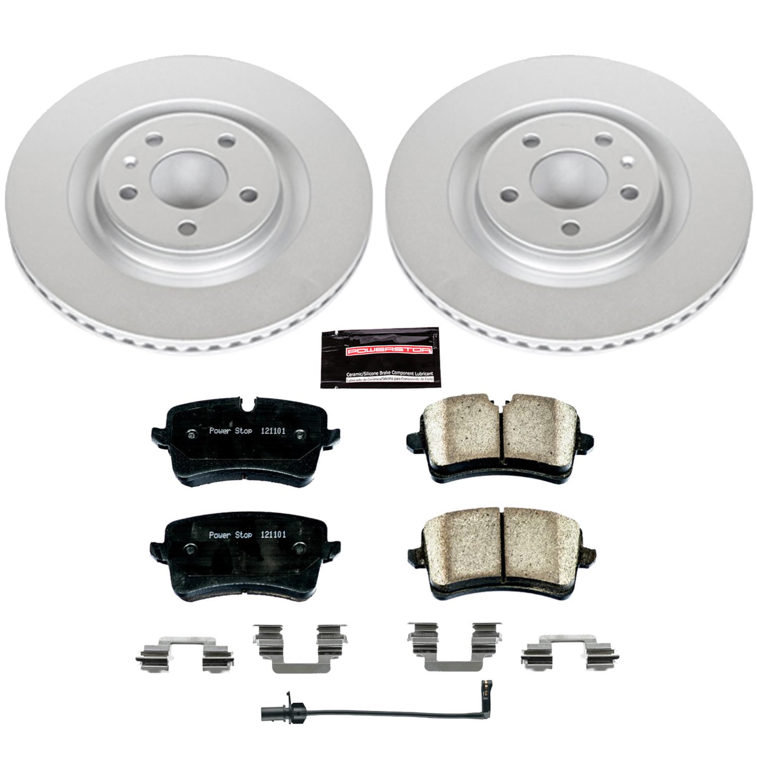 Power Stop 12-16 Audi A6 Quattro Front & Rear Z23 Evolution Sport Coated Brake Kit (1x psbCRK6129, 1x psbCRK6139) thumbnail 5