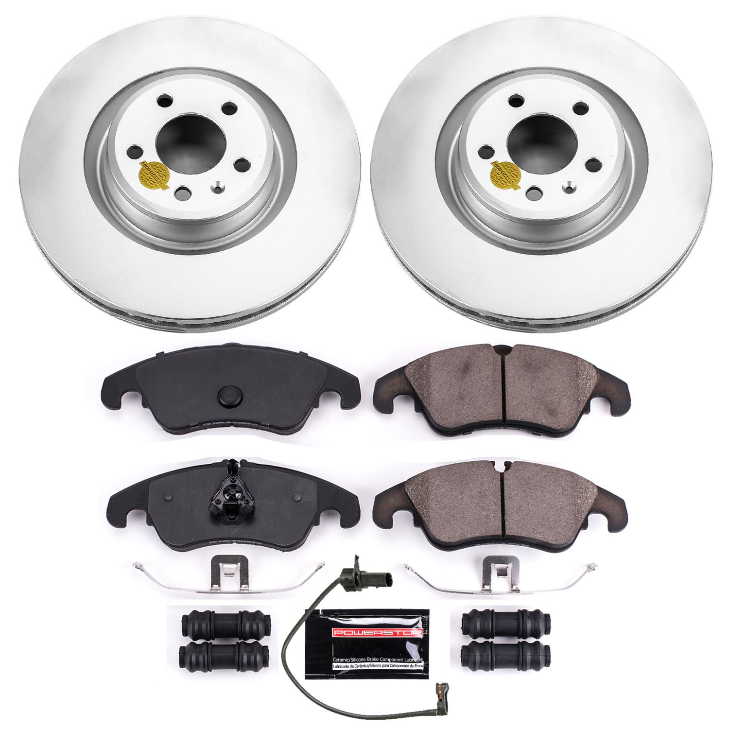 Power Stop 14-18 Audi A6 Front & Rear Z23 Evolution Sport Coated Brake Kit (1x psbCRK6140, 1x psbCRK6139) thumbnail 4