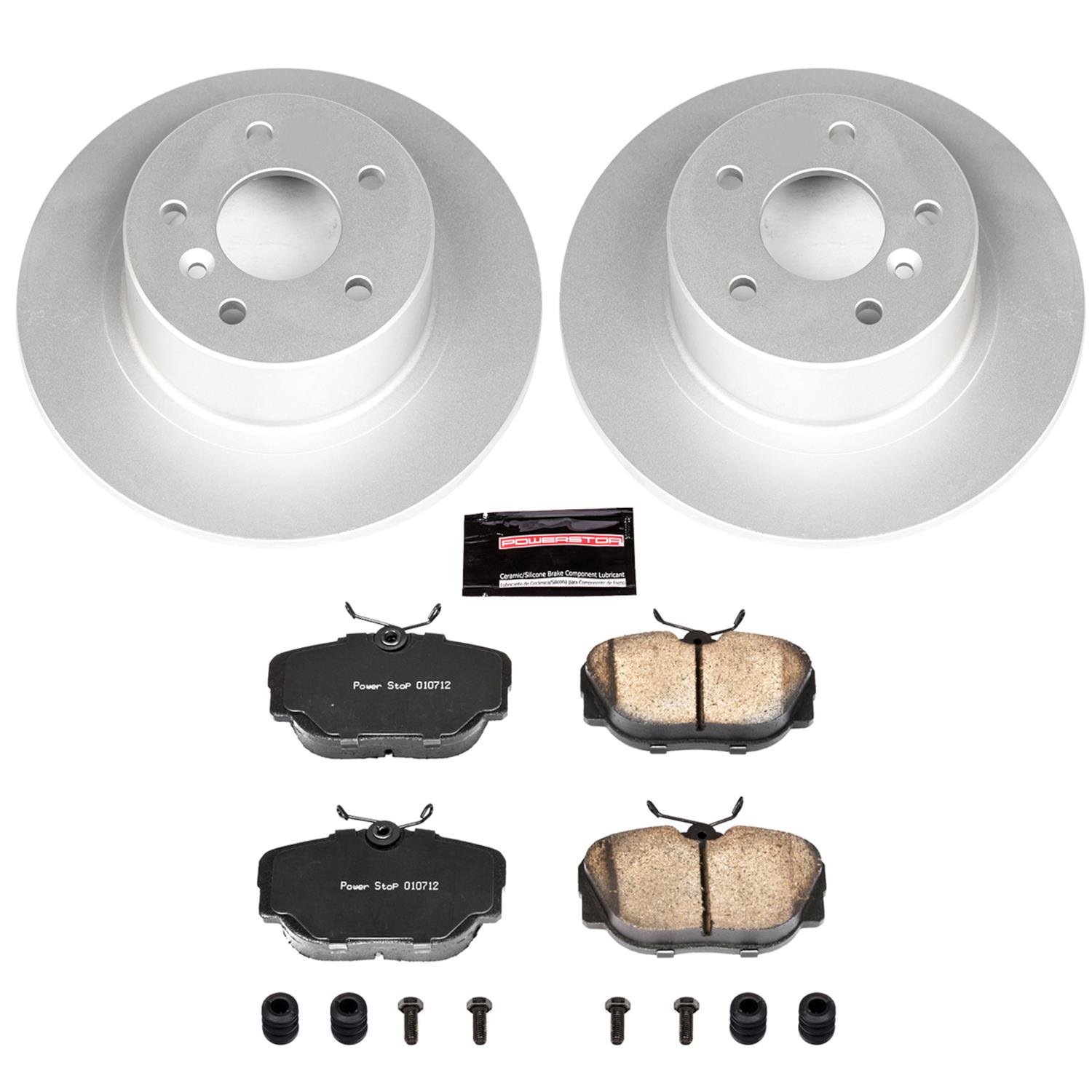 Power Stop 99-04 Land Rover Discovery Front & Rear Z23 Evolution Sport Coated Brake Kit (1x psbCRK5106, 1x psbCRK6152) thumbnail 5
