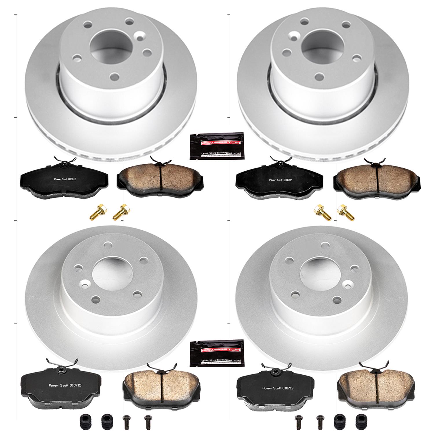 Power Stop 99-04 Land Rover Discovery Front & Rear Z23 Evolution Sport Coated Brake Kit (1x psbCRK5106, 1x psbCRK6152) thumbnail 4