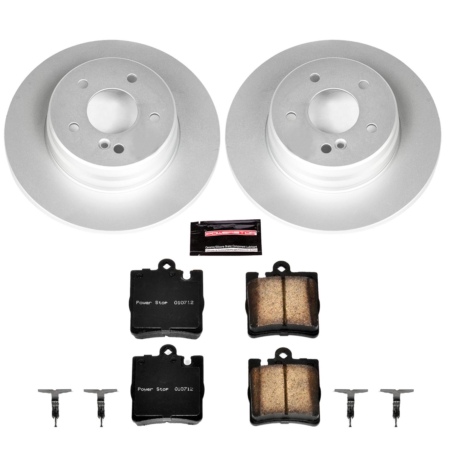 Power Stop 05-06 Mercedes-Benz SLK350 Front & Rear Z23 Coated Brake Kit (1x psbCRK620, 1x psbCRK2950) thumbnail 5