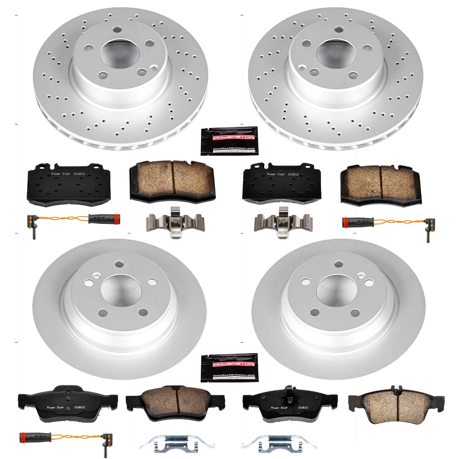 Power Stop 03-06 Mercedes-Benz CL500 Front & Rear Z23 Evolution Sport Coated Brake Kit (1x psbCRK6200, 1x psbCRK2932) thumbnail 4