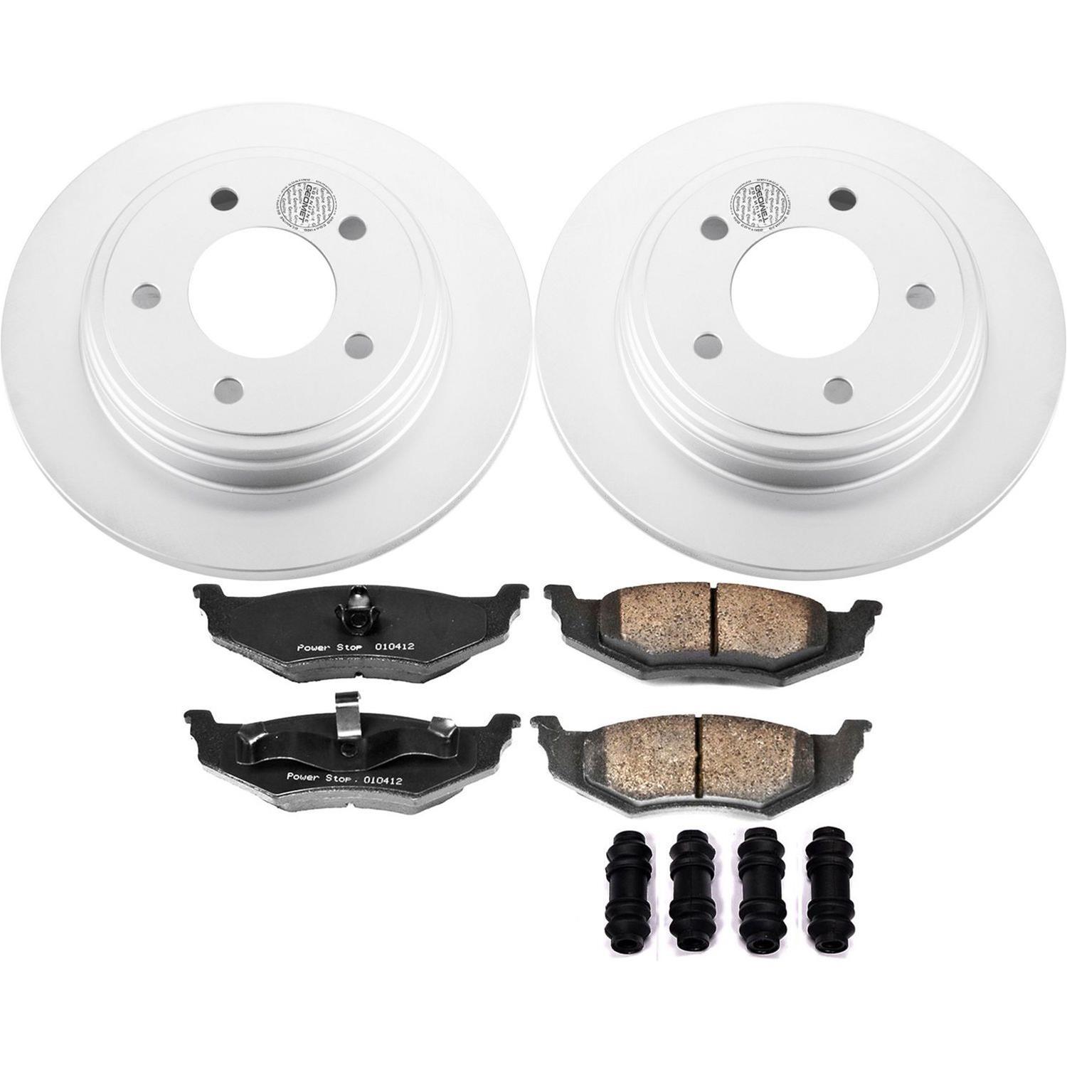 Power Stop 98-04 Chrysler Concorde Front & Rear Z17 Evolution Geomet Coated Brake Kit (1x psbCRK1694, 1x psbCRK6263) thumbnail 8