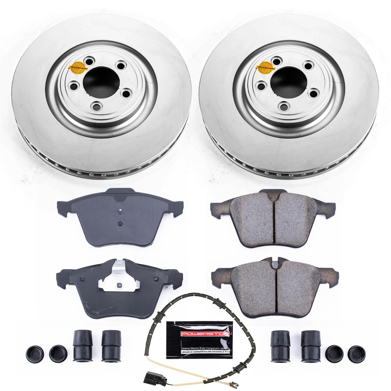 Power Stop 10-15 Jaguar XF Front & Rear Z23 Evolution Sport Coated Brake Kit (1x psbCRK6282, 1x psbCRK6279) thumbnail 5