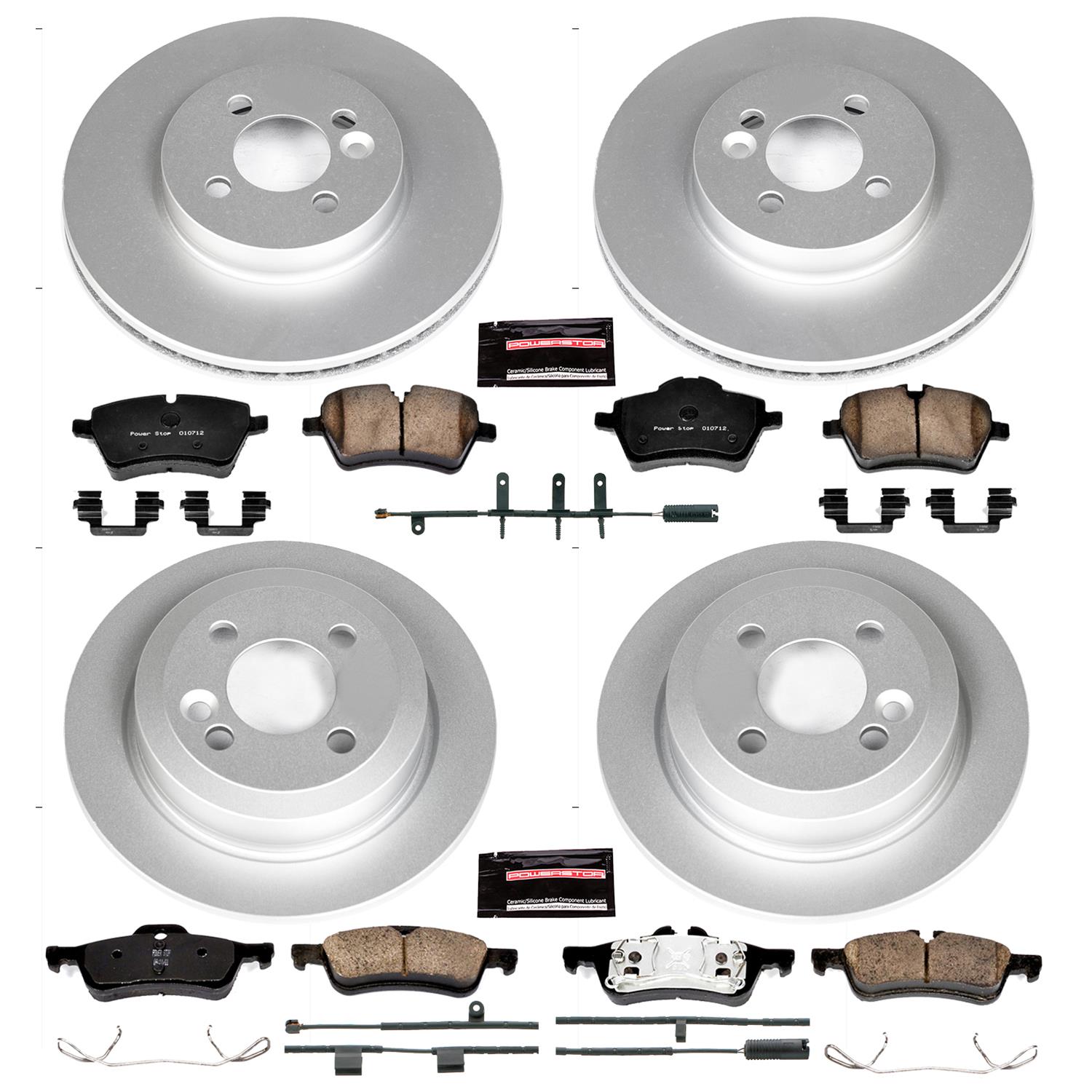 Power Stop 07-08 Mini Cooper Front & Rear Z23 Evolution Sport Coated Brake Kit (1x psbCRK5784, 1x psbCRK6280) thumbnail 4