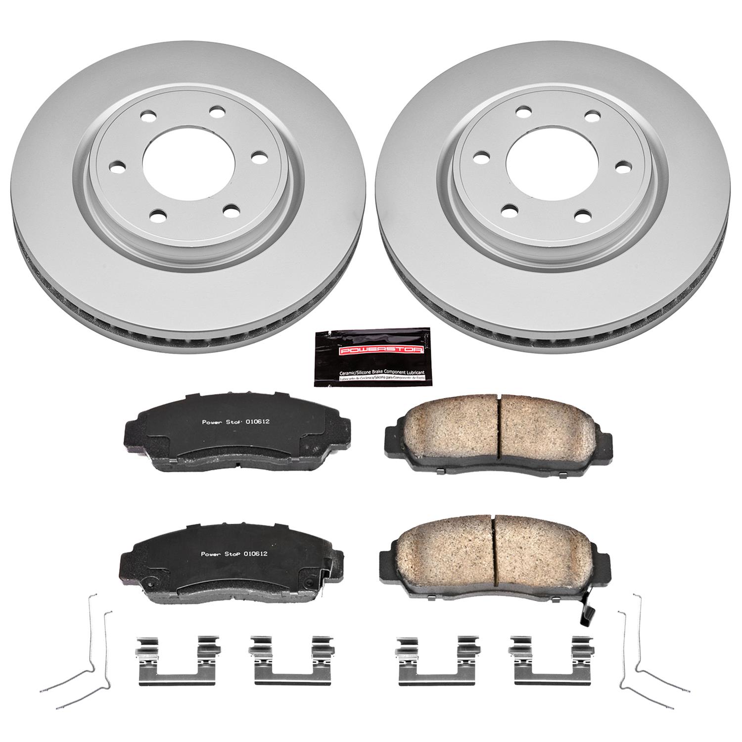 Power Stop 11-13 Infiniti QX56 Front & Rear Z17 Evolution Geomet Coated Brake Kit (1x psbCRK6323, 1x psbCRK6321) thumbnail 5