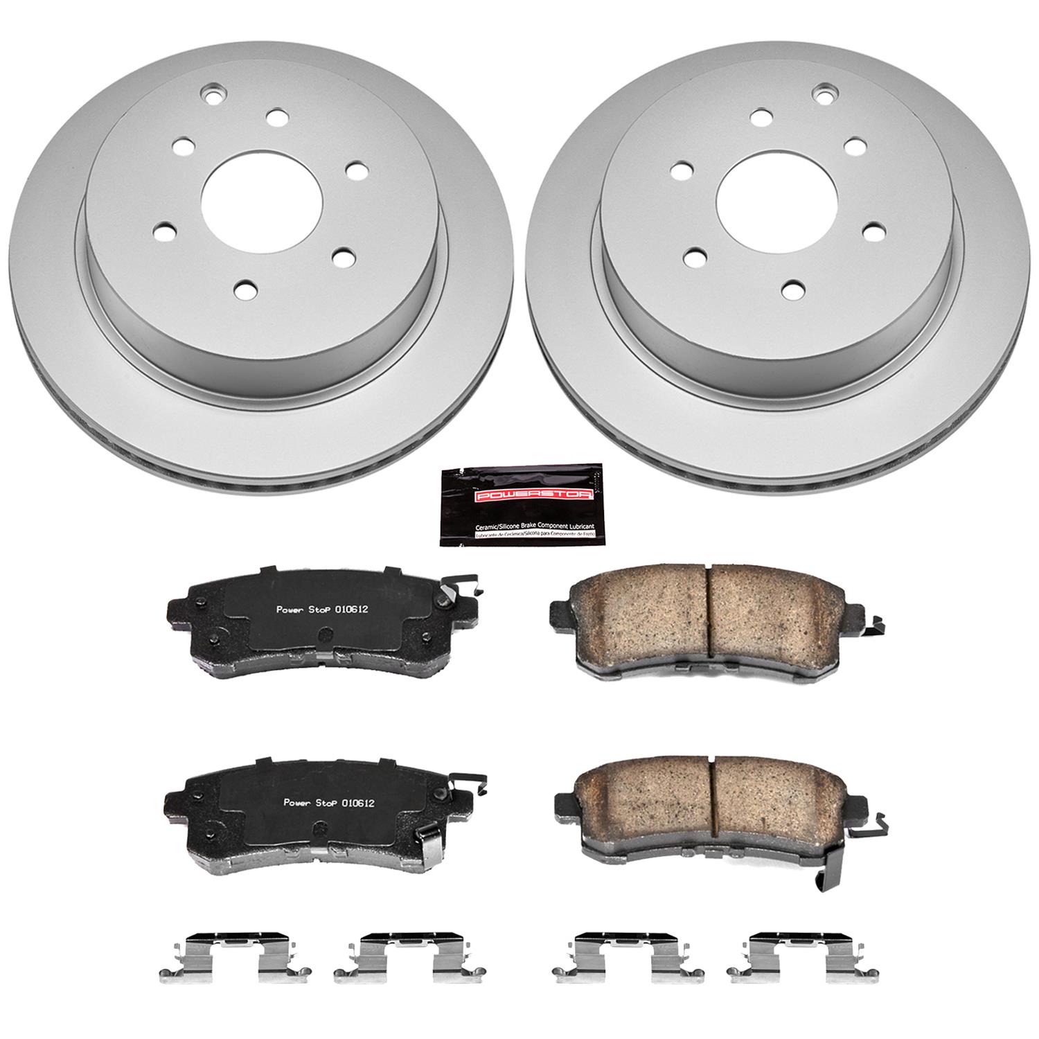 Power Stop 11-13 Infiniti QX56 Front & Rear Z17 Evolution Geomet Coated Brake Kit (1x psbCRK6323, 1x psbCRK6321) thumbnail 6