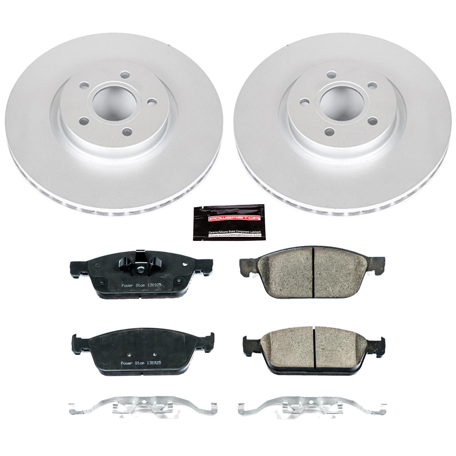 Power Stop 13-16 Ford Escape Front & Rear Z23 Evolution Sport Coated Brake Kit (Bundled Kit) thumbnail 9