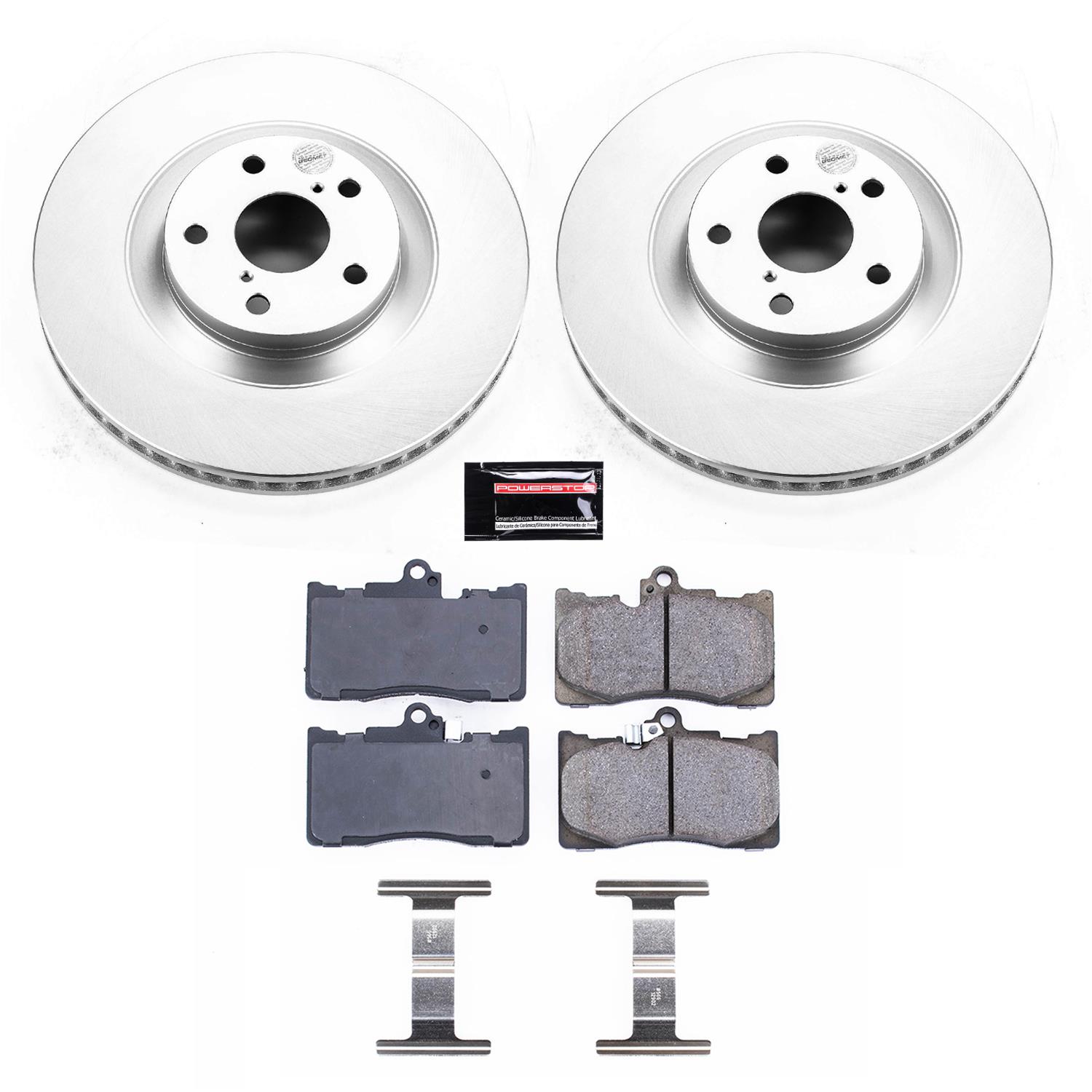 Power Stop 2011 Lexus GS350 Front & Rear Z17 Evolution Geomet Coated Brake Kit (1x psbCRK6353, 1x psbCRK2977) thumbnail 7