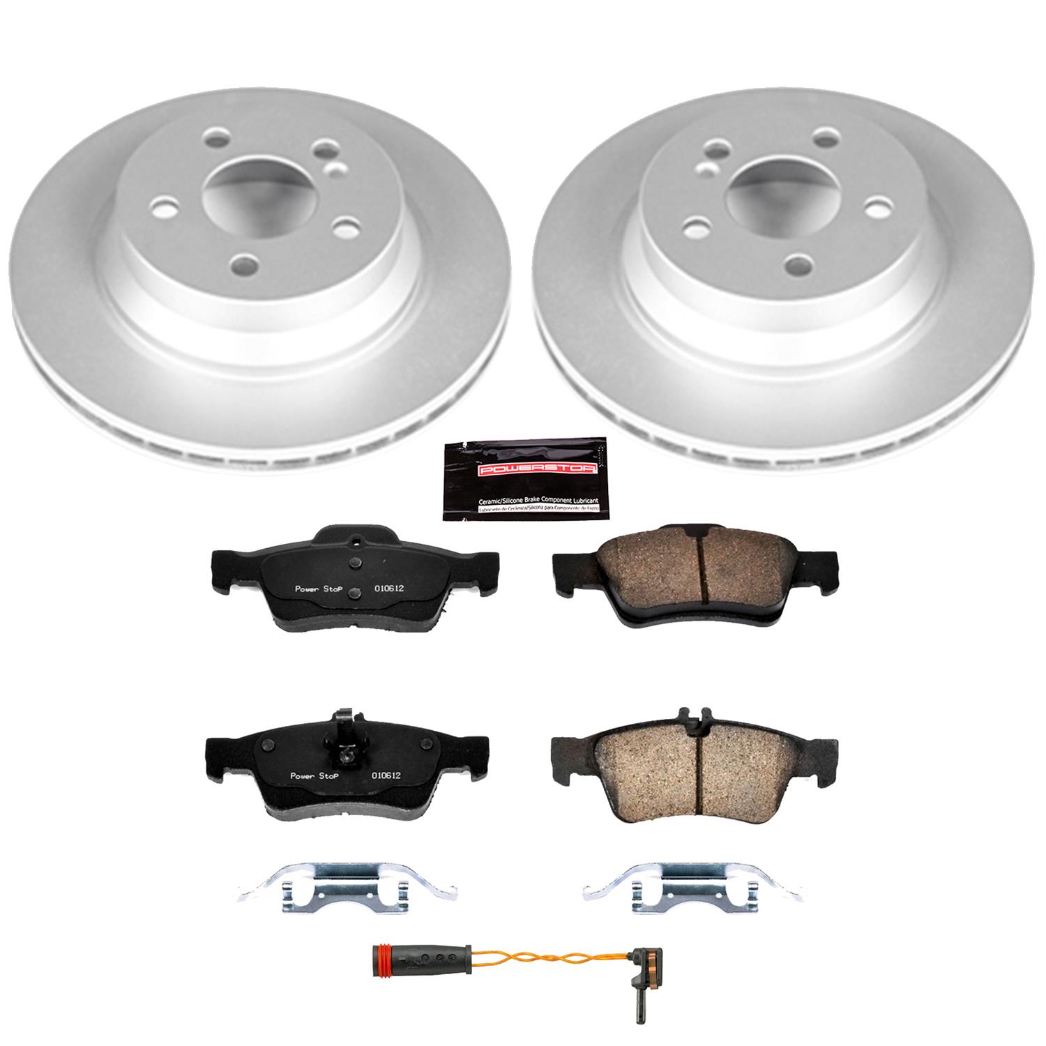 Power Stop 10-16 Mercedes-Benz E350 Front & Rear Z23 Evolution Sport Coated Brake Kit (1x psbCRK5792, 1x psbCRK6359) thumbnail 8