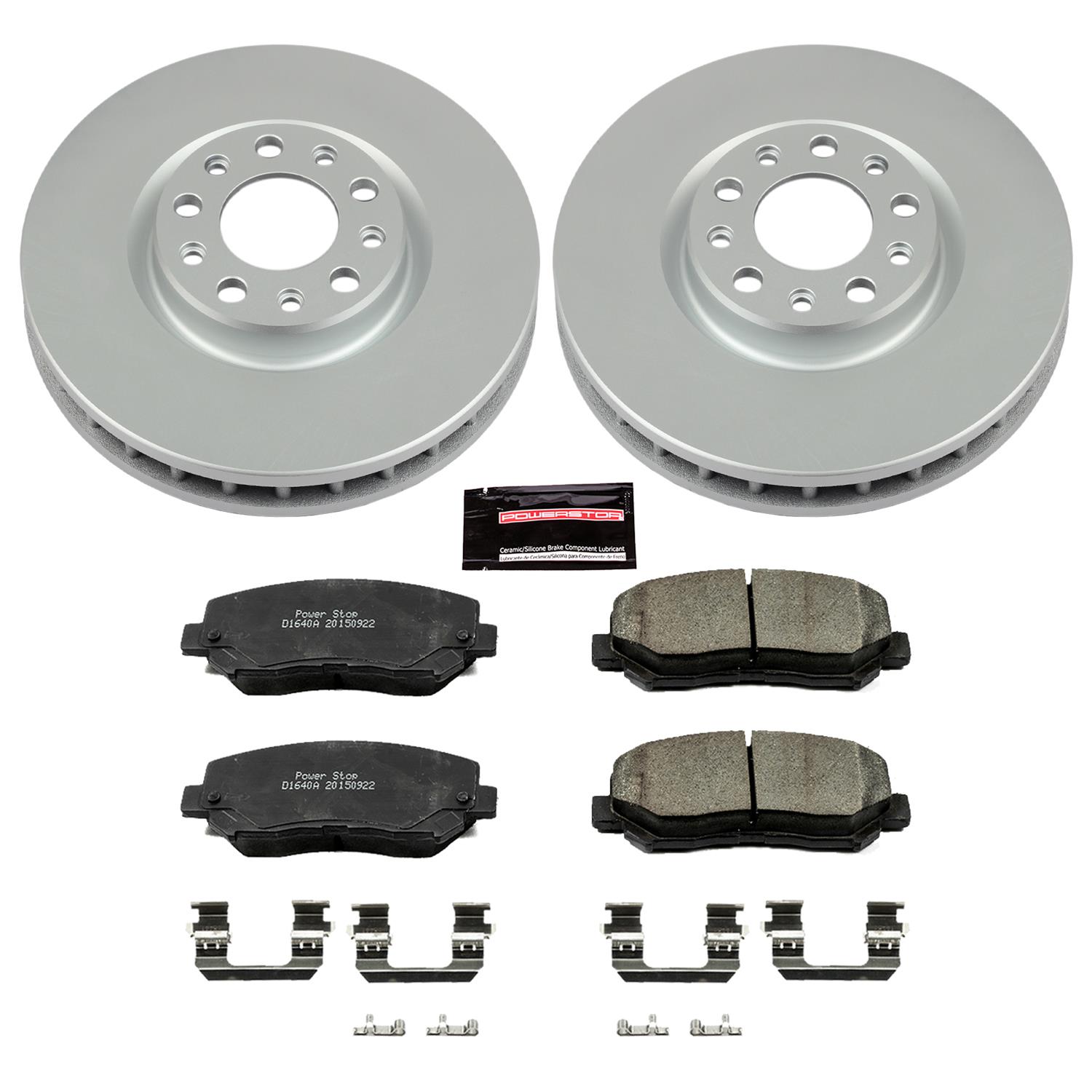 Power Stop 13-16 Dodge Dart Front & Rear Z17 Evolution Geomet Coated Brake Kit (1x psbCRK6371, 1x psbCRK6372) thumbnail 7