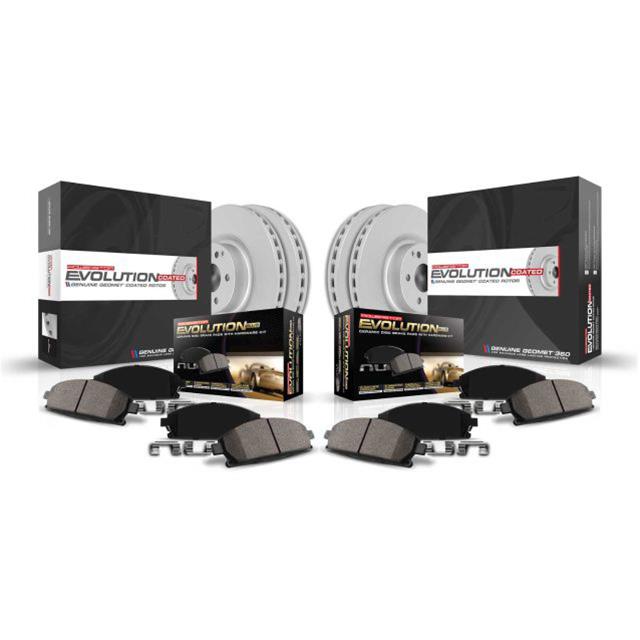 Power Stop 13-15 Cadillac ATS Front & Rear Z17 Evolution Geomet Coated Brake Kit (1x psbCRK6385, 1x psbCRK6389) thumbnail 8