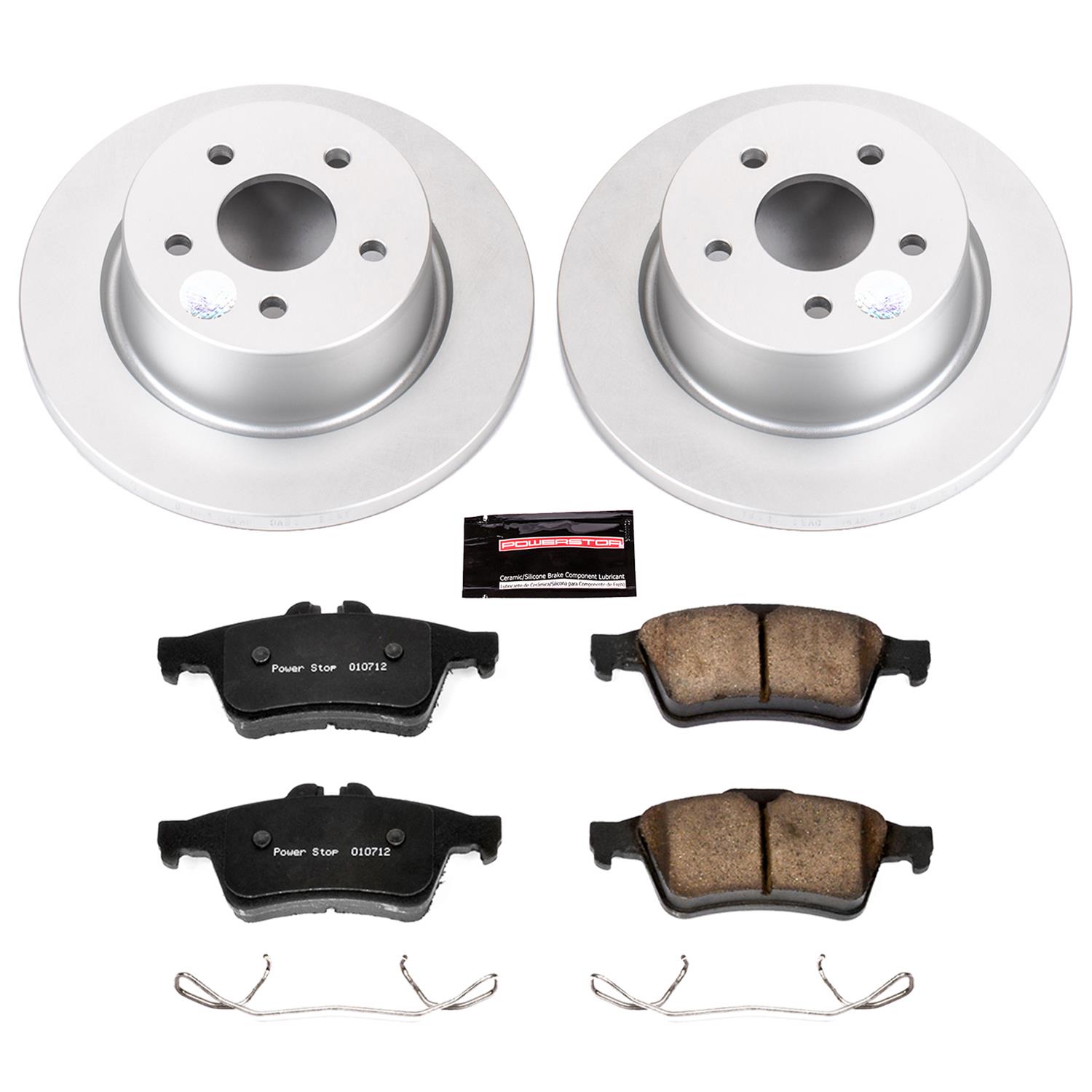 Power Stop 13-18 Ford C-Max Front & Rear Z17 Evolution Geomet Coated Brake Kit (1x psbCRK5976, 1x psbCRK6398) thumbnail 8