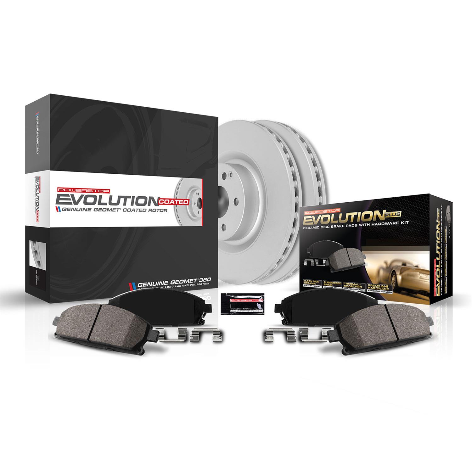 PowerStop CRK7721 PowerStop Z17 Evolution Plus GEOMET Coated Brake