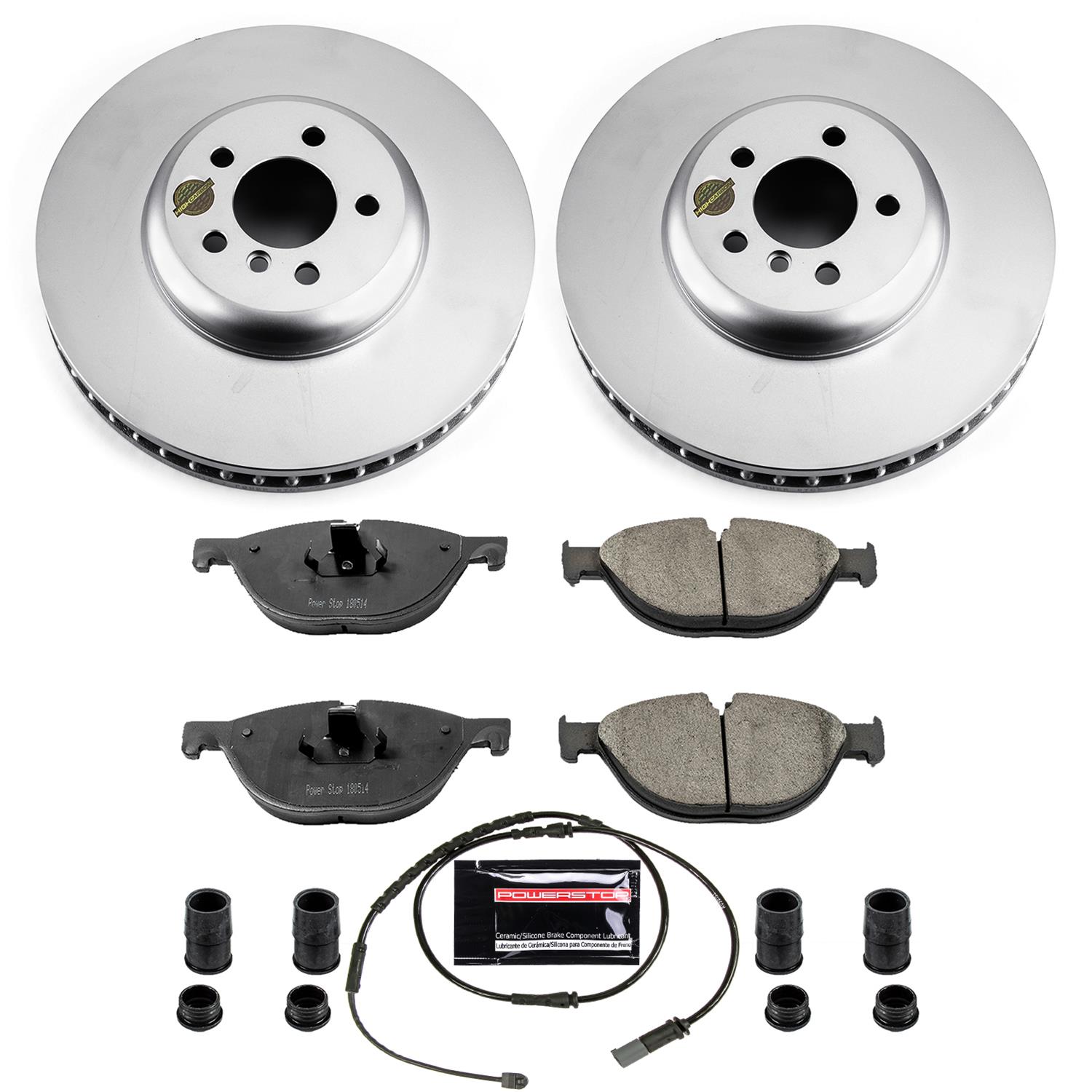 Power Stop 10-15 BMW 550i GT Front & Rear Z23 Evolution Sport Coated Brake Kit (1x psbCRK6414, 1x psbCRK6416) thumbnail 6
