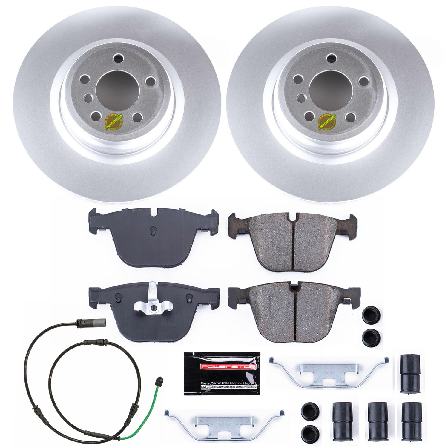 Power Stop 10-15 BMW 550i GT Front & Rear Z23 Evolution Sport Coated Brake Kit (1x psbCRK6414, 1x psbCRK6416) thumbnail 5