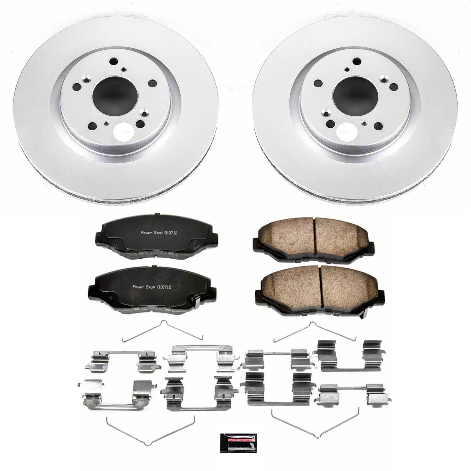 Power Stop 12-16 Honda CR-V Front & Rear Z17 Evolution Geomet Coated Brake Kit (1x psbCRK6488, 1x psbCRK206) thumbnail 6