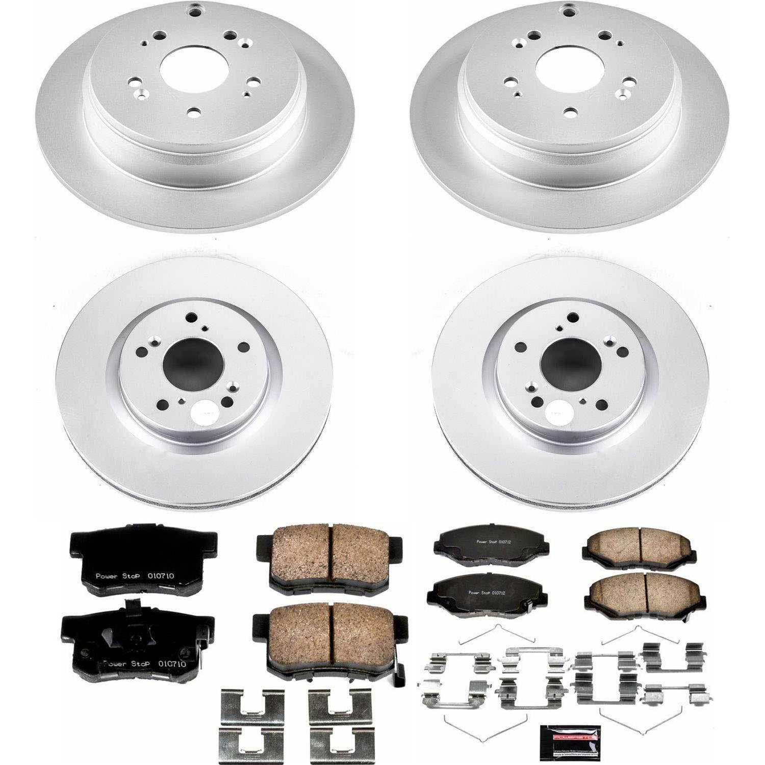 Power Stop 12-16 Honda CR-V Front & Rear Z17 Evolution Geomet Coated Brake Kit (1x psbCRK6488, 1x psbCRK206) thumbnail 4